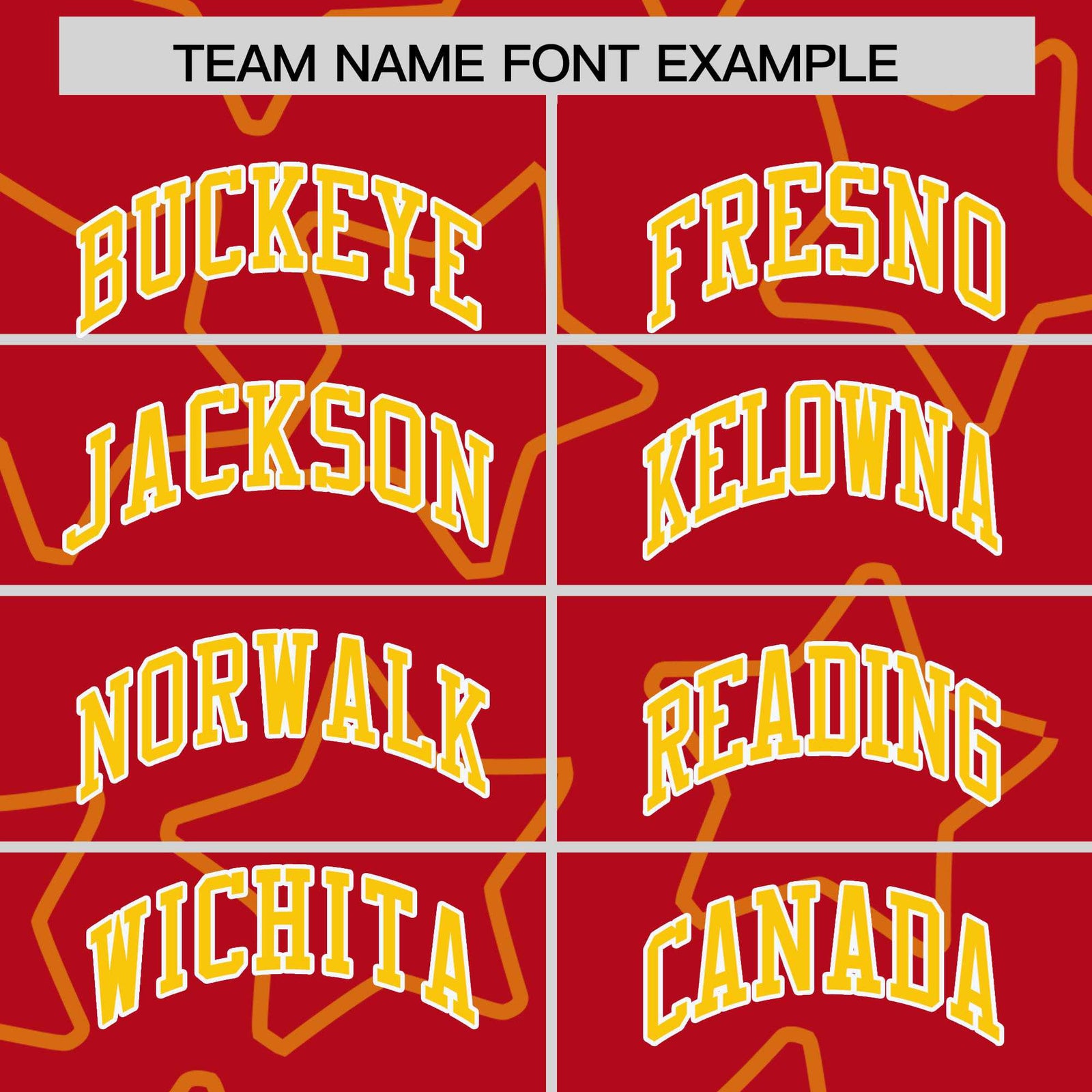 Custom Red Gold-White Varsity Full-Snap Star Pattern Letterman Baseball Jacket