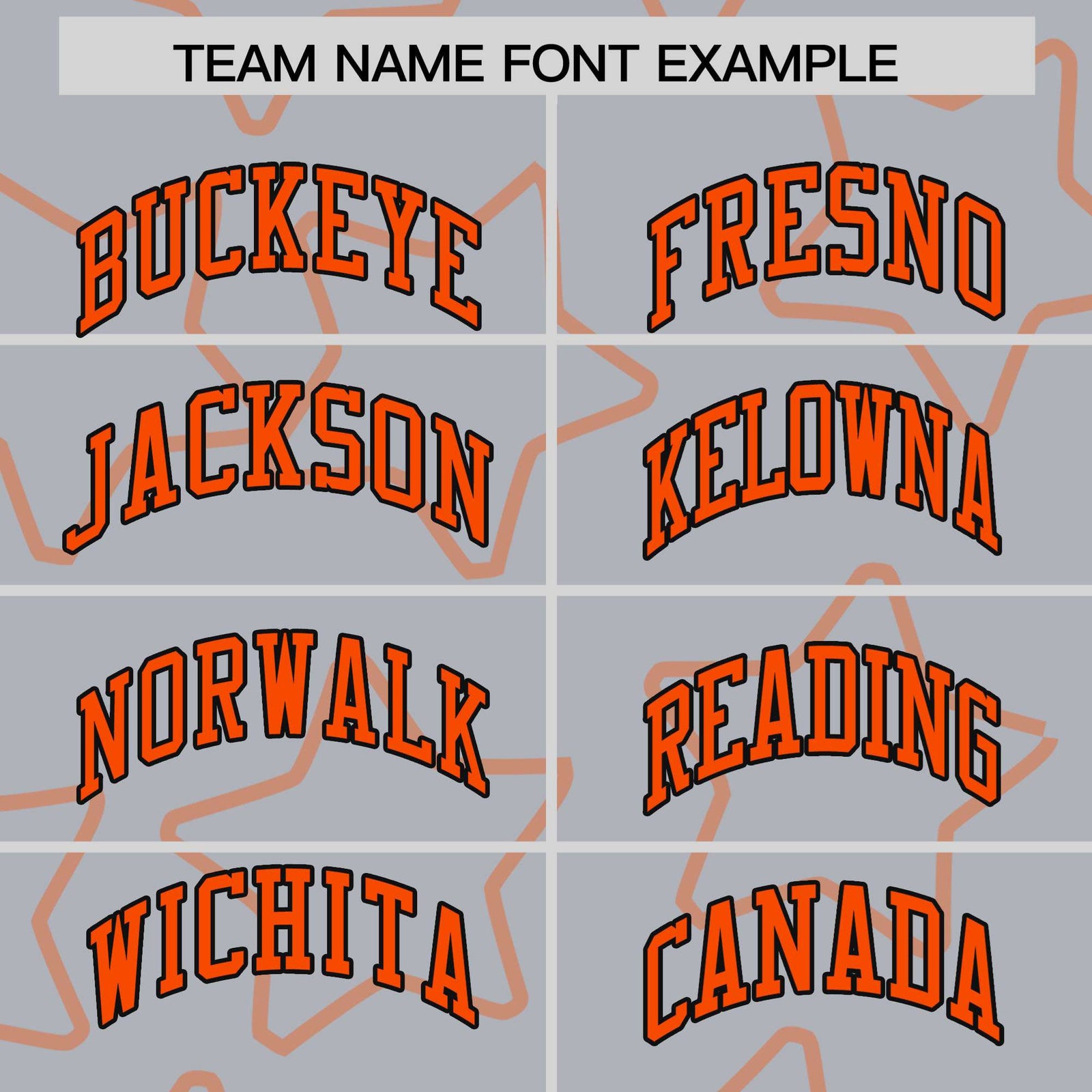 Custom Gray Orange-Black Varsity Full-Snap Star Pattern Letterman Baseball Jacket