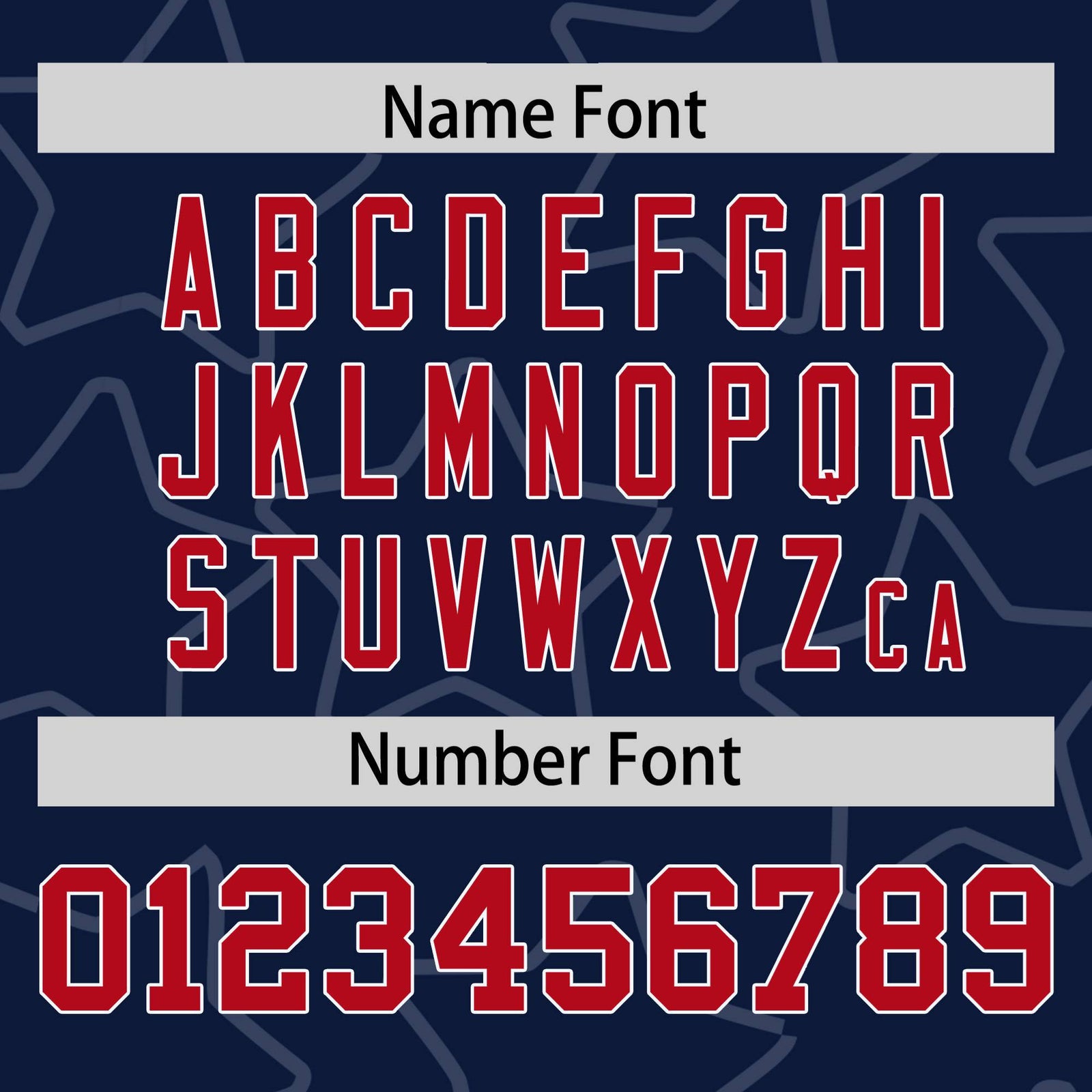 Custom Navy Red-White Varsity Full-Snap Star Pattern Letterman Baseball Jacket