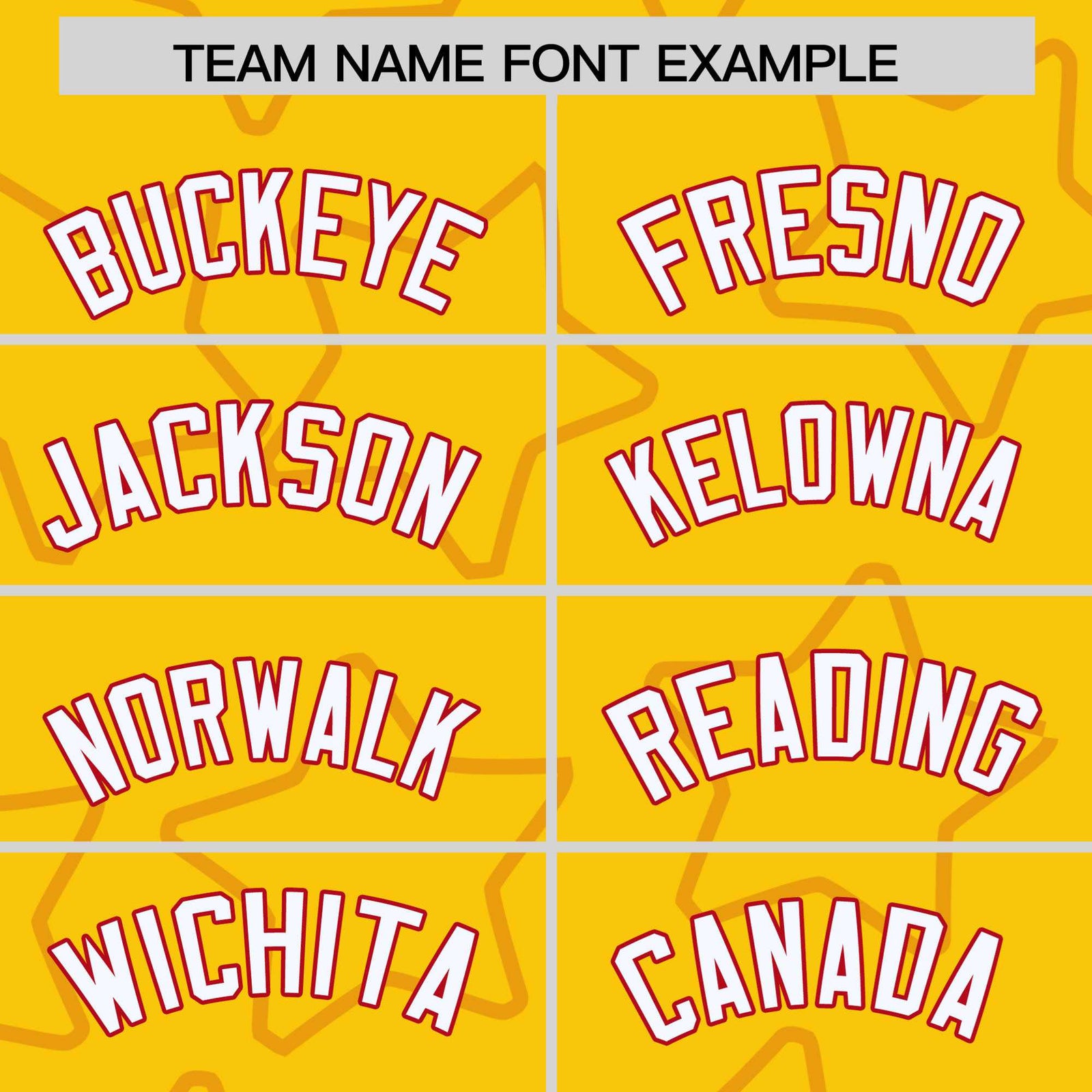 Custom Gold White-Red Varsity Full-Snap Star Pattern Letterman Baseball Jacket