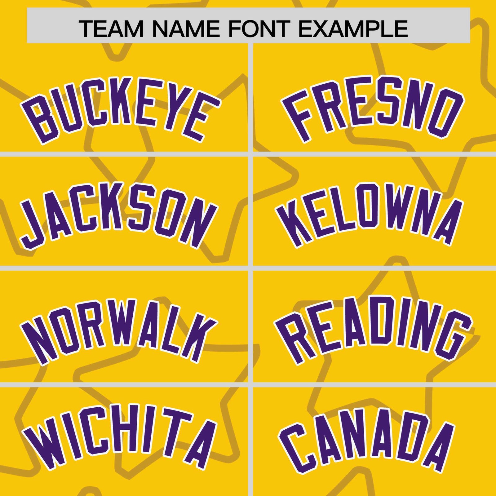 Custom Gold Purple-White Varsity Full-Snap Star Pattern Letterman Baseball Jacket