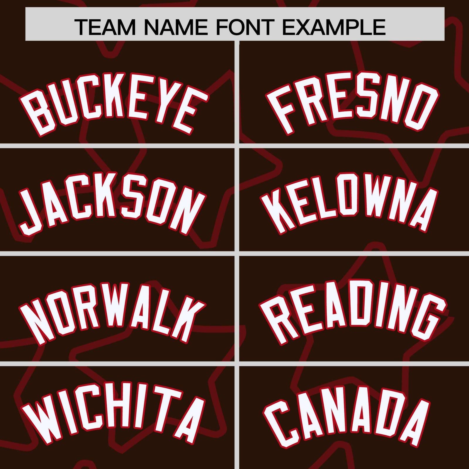 Custom Brown White-Red Varsity Full-Snap Star Pattern Letterman Baseball Jacket