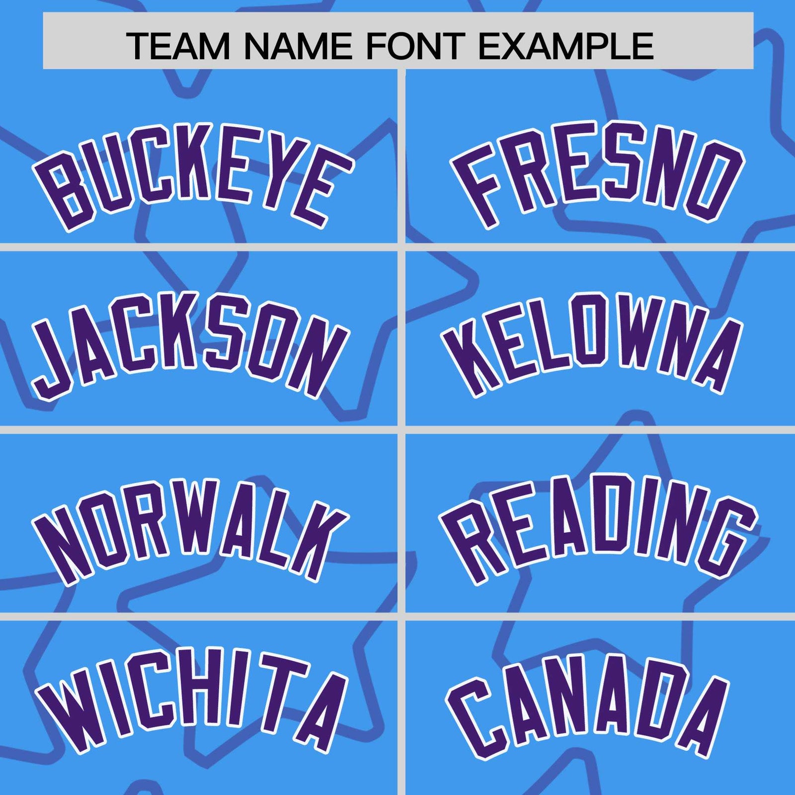 Custom Powder Blue Purple-White Varsity Full-Snap Star Pattern Letterman Baseball Jacket