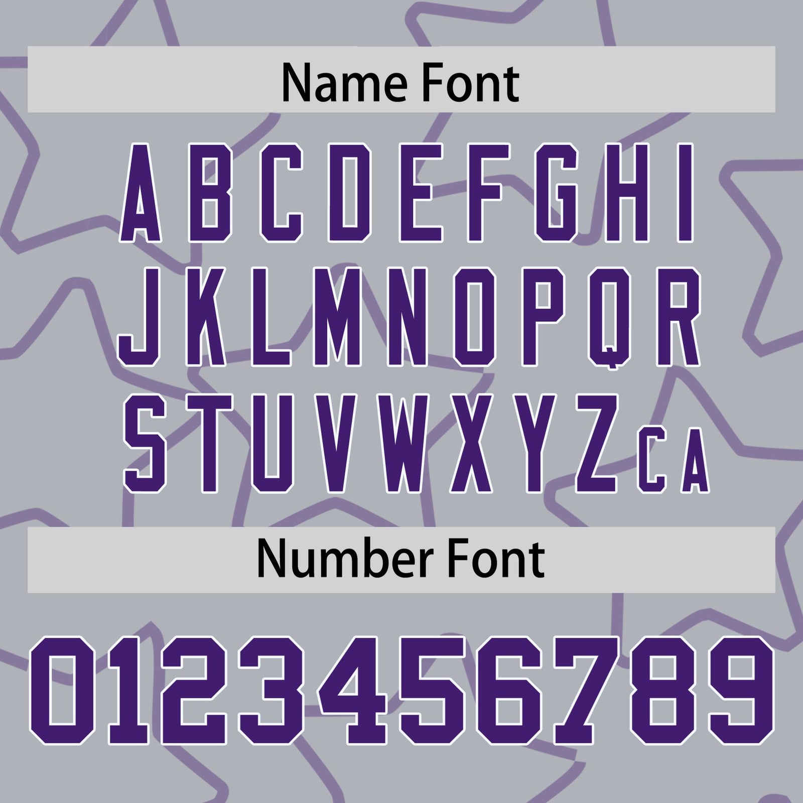 Custom Gray Purple-White Varsity Full-Snap Star Pattern Letterman Baseball Jacket