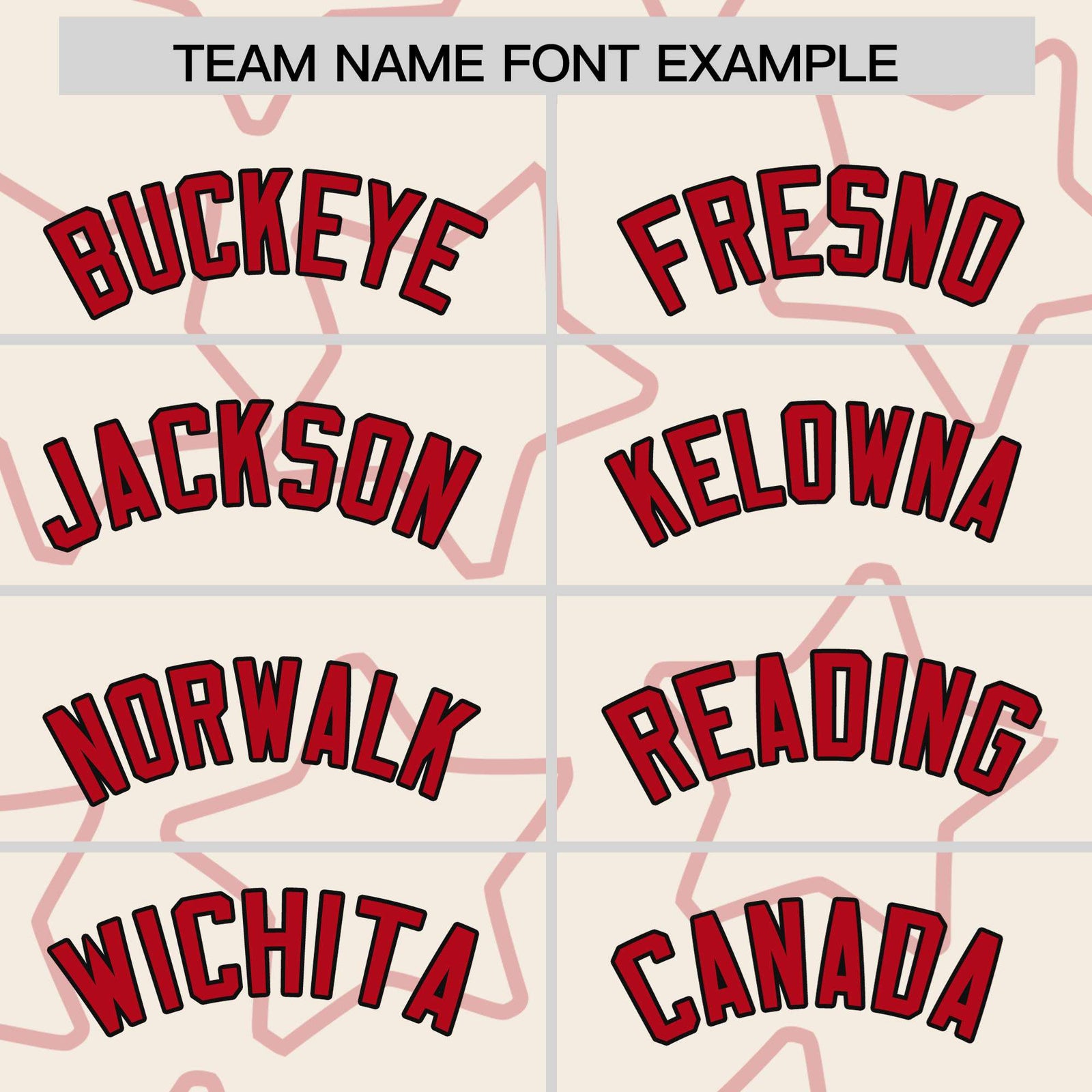 Custom Cream Red-Black Varsity Full-Snap Star Pattern Letterman Baseball Jacket