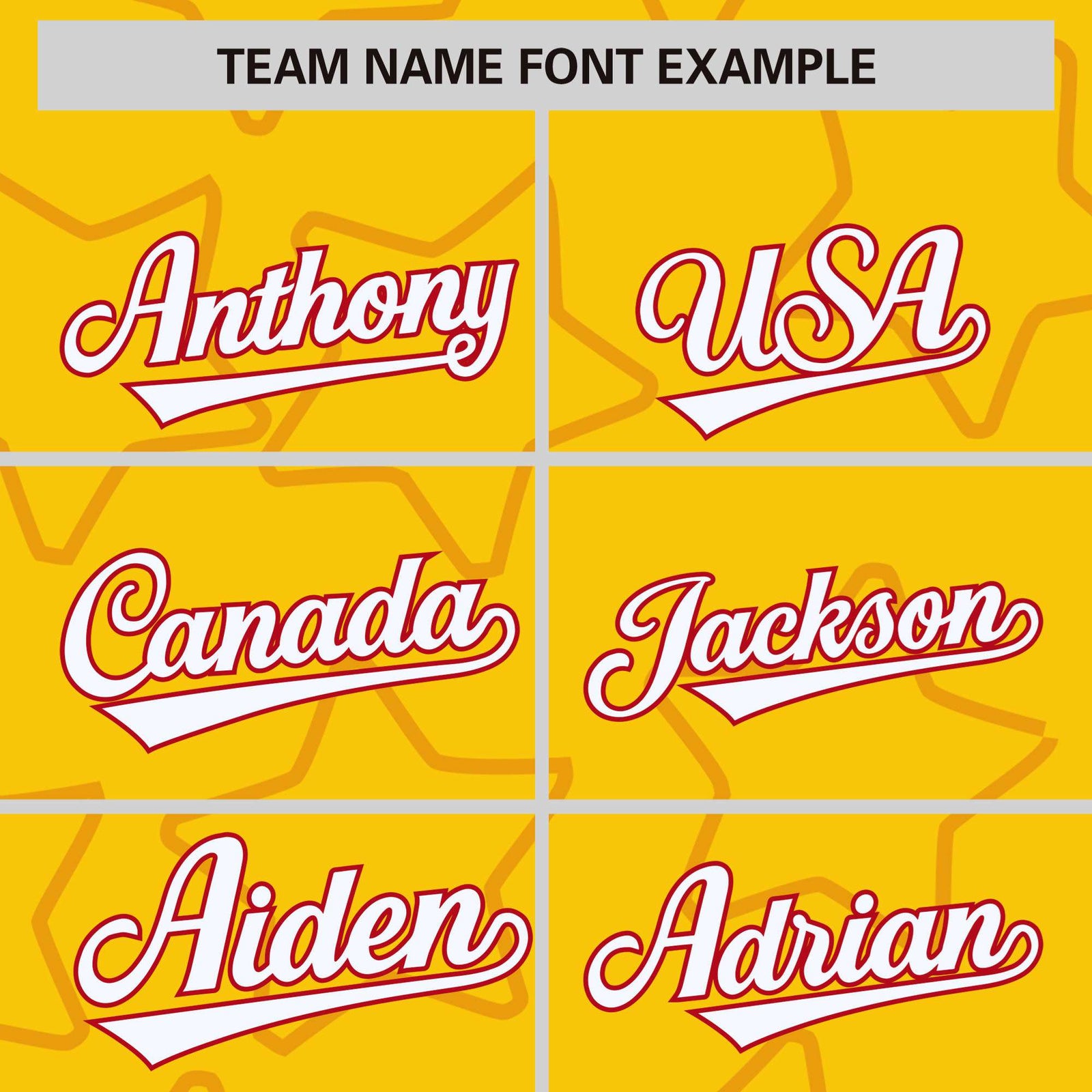 Custom Gold White-Red Varsity Full-Snap Star Pattern Letterman Baseball Jacket