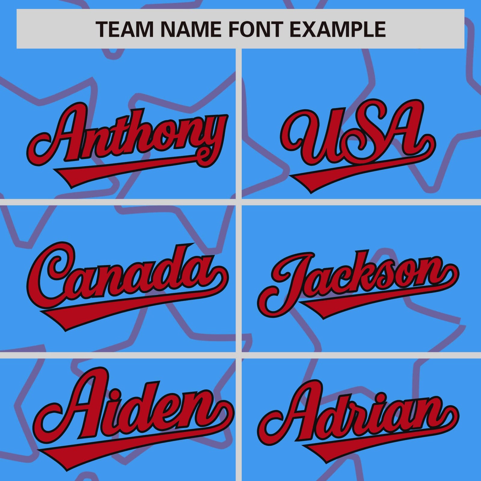 Custom Powder Blue Red-Black Varsity Full-Snap Star Pattern Letterman Baseball Jacket