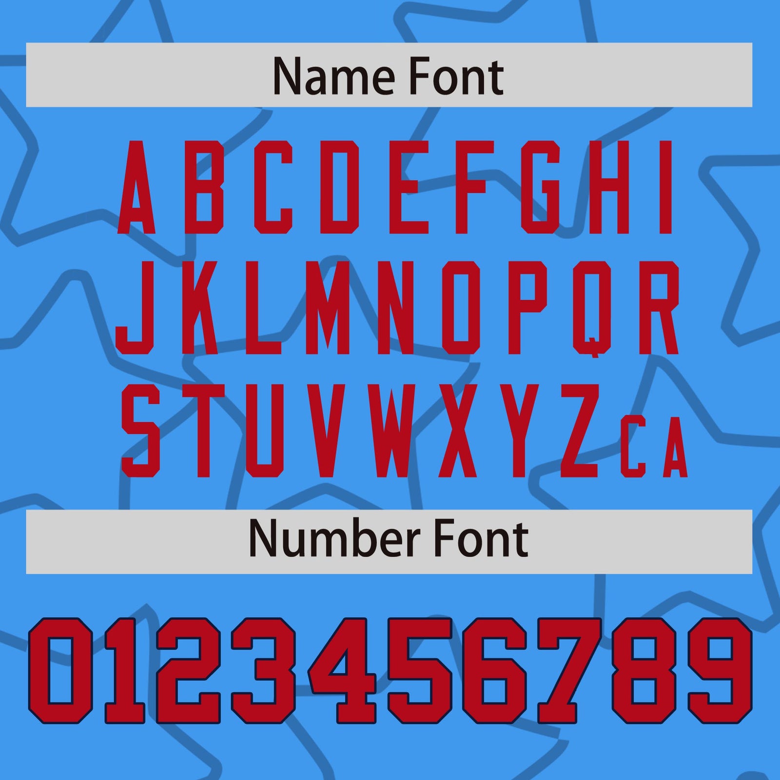 Custom Powder Blue Red-Navy Varsity Full-Snap Star Pattern Letterman Baseball Jacket