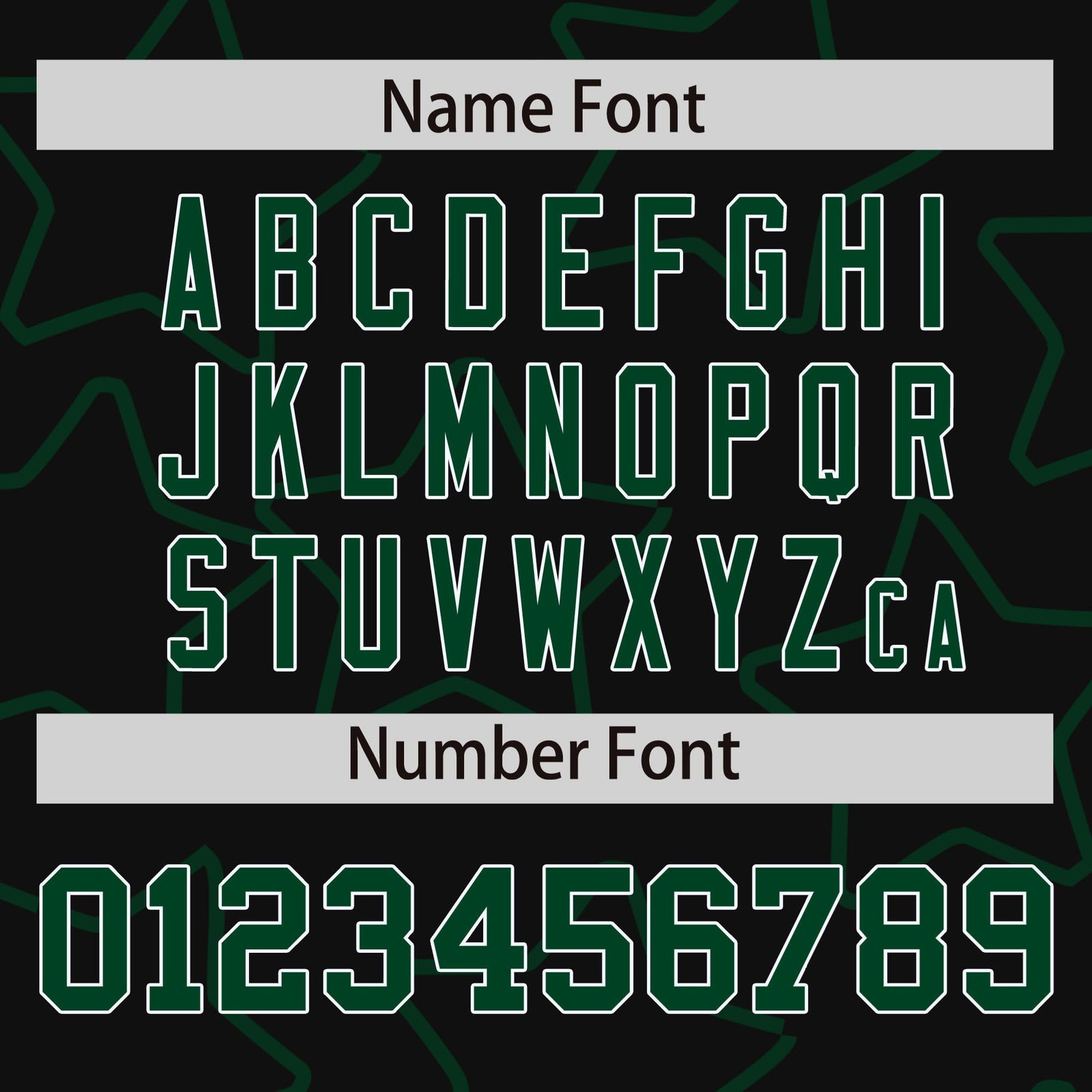 Custom Black Green-White Varsity Full-Snap Star Pattern Letterman Baseball Jacket