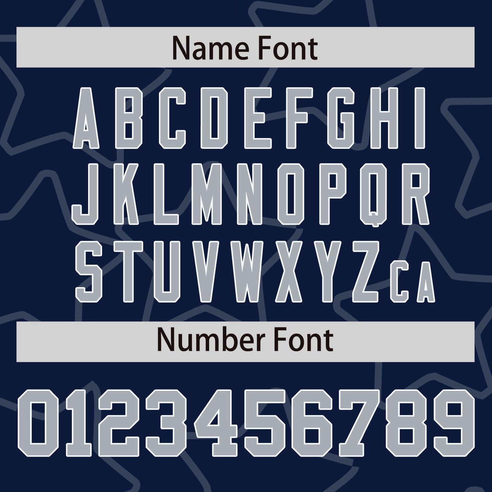 Custom Navy Gray-White Varsity Full-Snap Star Pattern Letterman Baseball Jacket