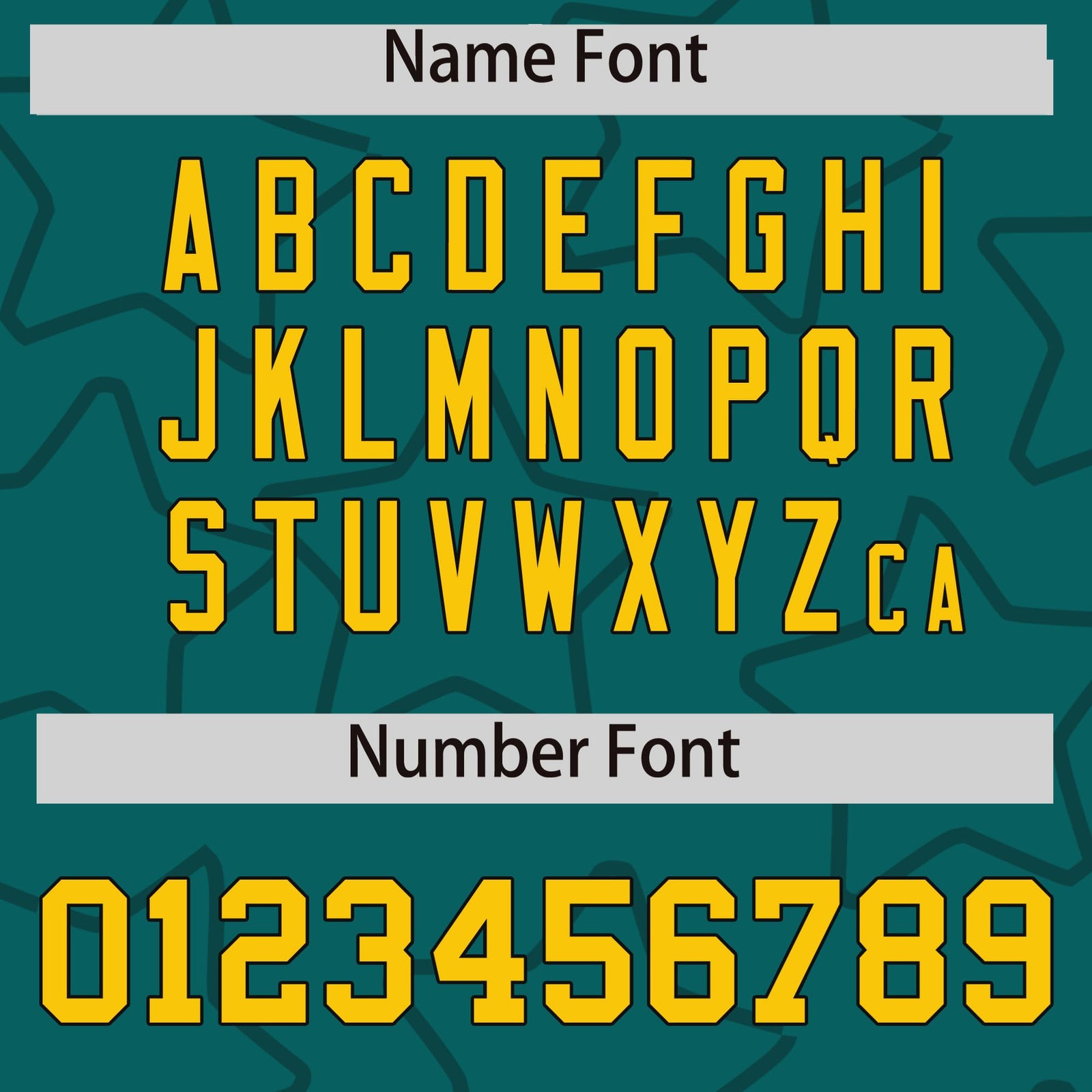 Custom Aqua Gold-Black Varsity Full-Snap Star Pattern Letterman Baseball Jacket