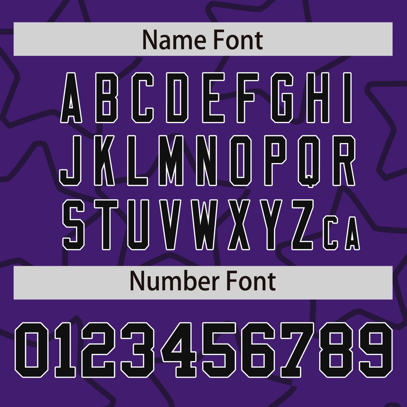 Custom Purple Black-White Varsity Full-Snap Star Pattern Letterman Baseball Jacket