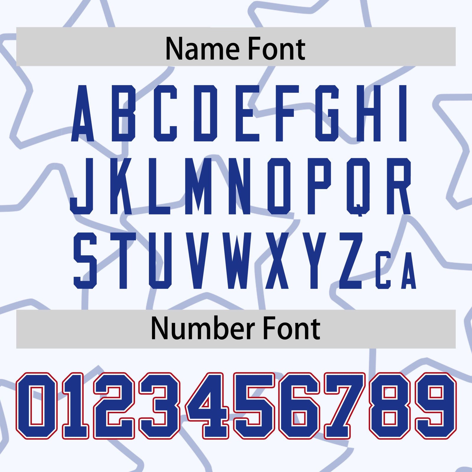 Custom White Royal Blue-Royal Blue Varsity Full-Snap Star Pattern Letterman Baseball Jacket