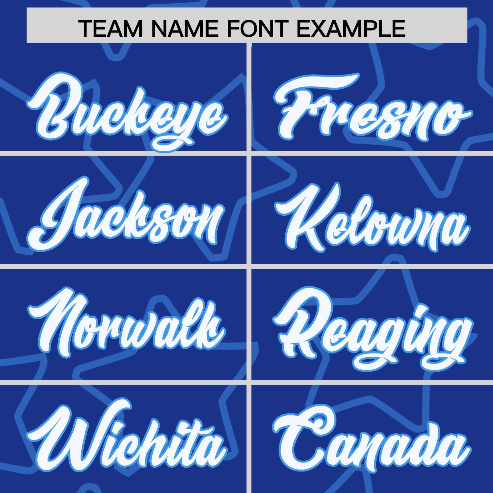 Custom Royal Blue White-Powder Blue Varsity Full-Snap Star Pattern Letterman Baseball Jacket