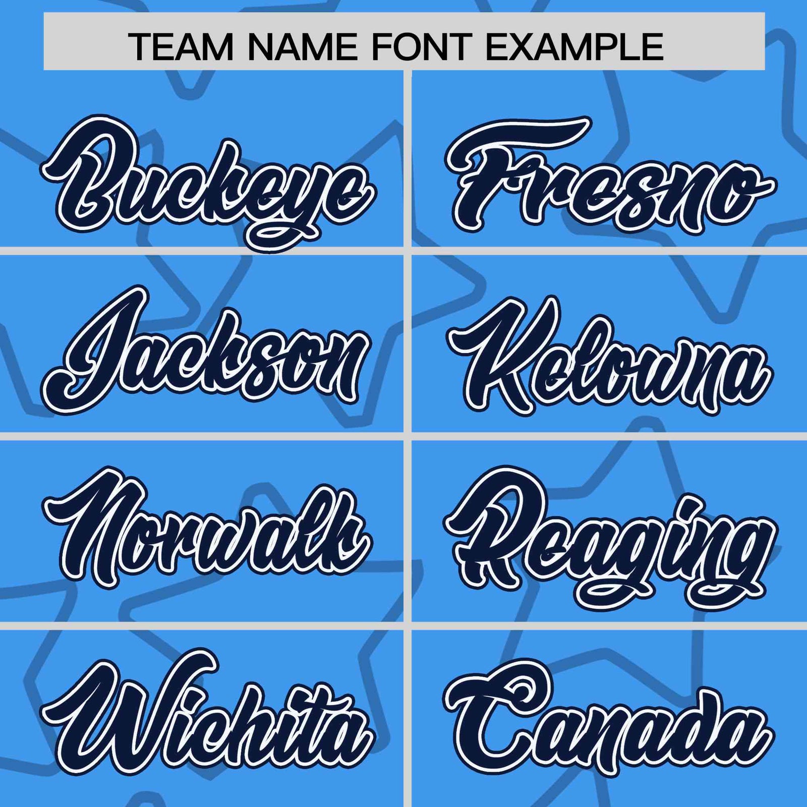 Custom Powder Blue Navy-White Varsity Full-Snap Star Pattern Letterman Baseball Jacket