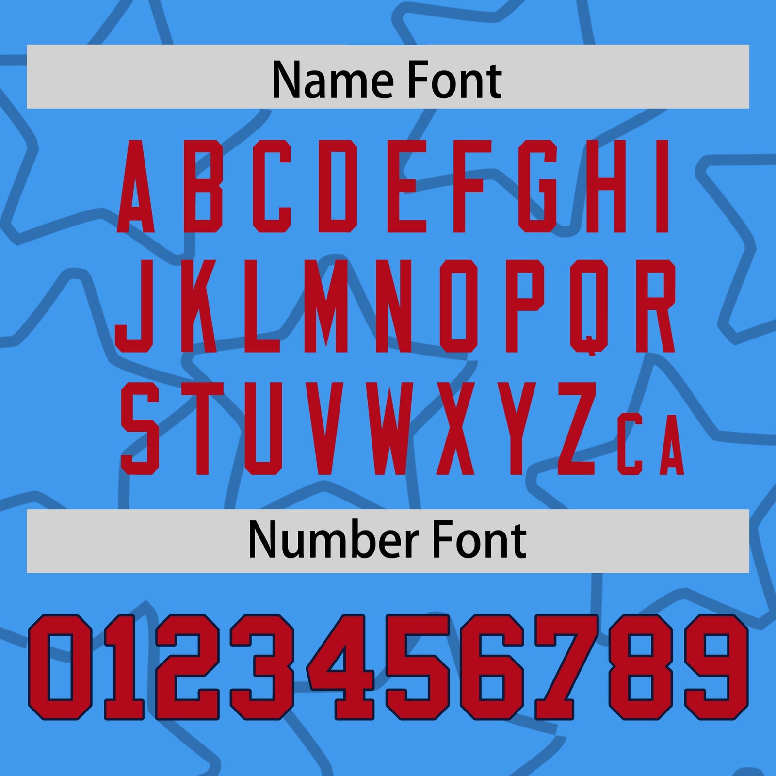 Custom Powder Blue Red-Navy Varsity Full-Snap Star Pattern Letterman Baseball Jacket