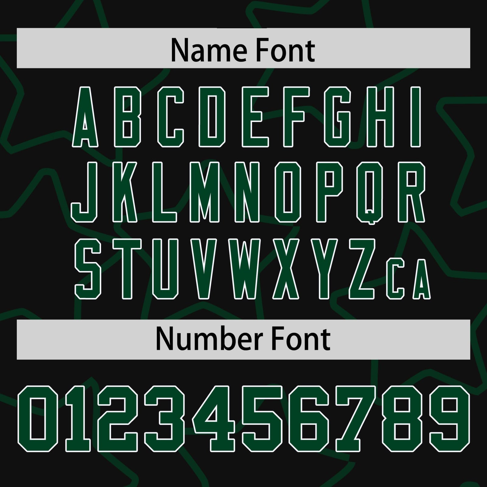 Custom Black Green-White Varsity Full-Snap Star Pattern Letterman Baseball Jacket