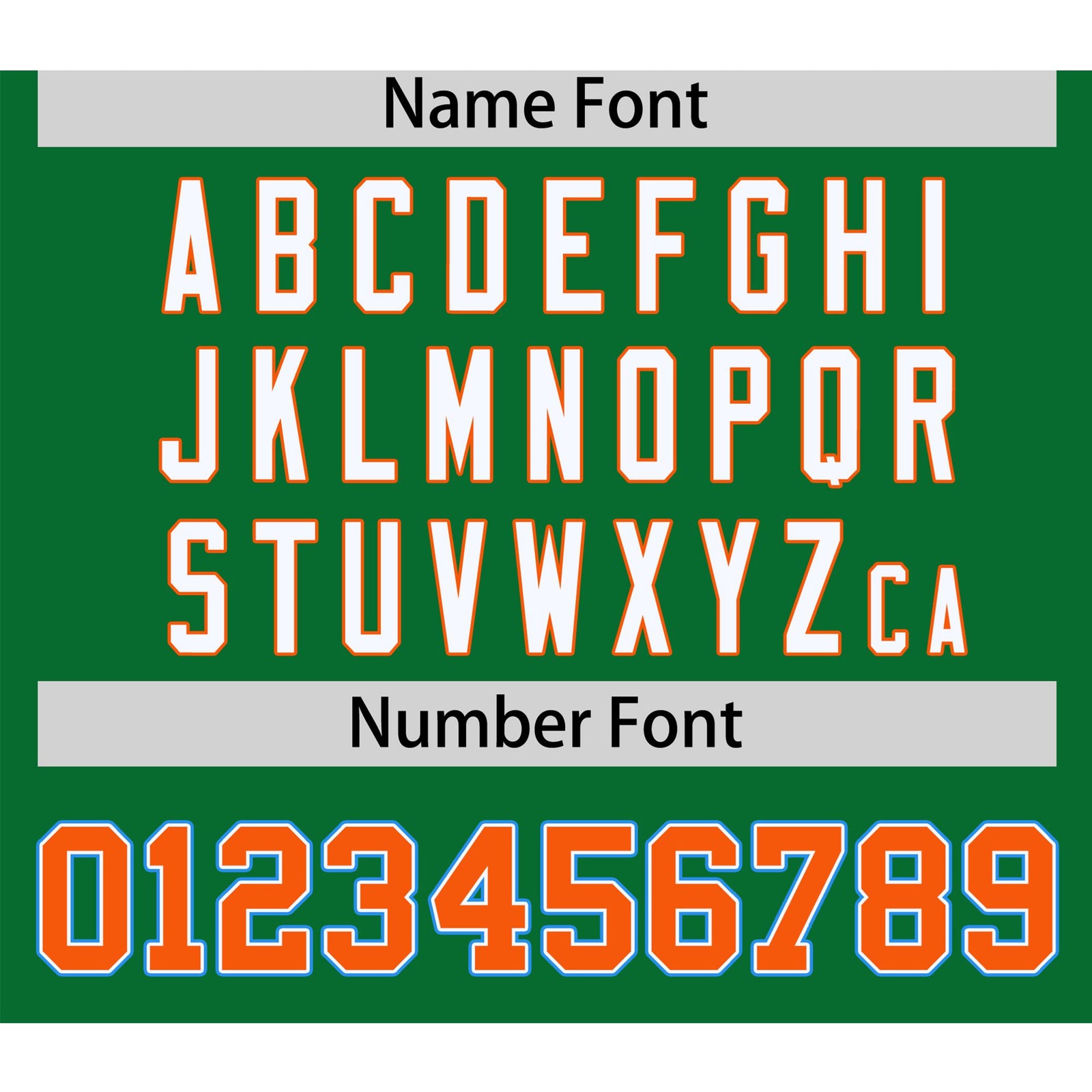 Custom Kelly Green Orange-Powder Blue Raglan Sleeves Varsity Full-Snap Letterman Jacket