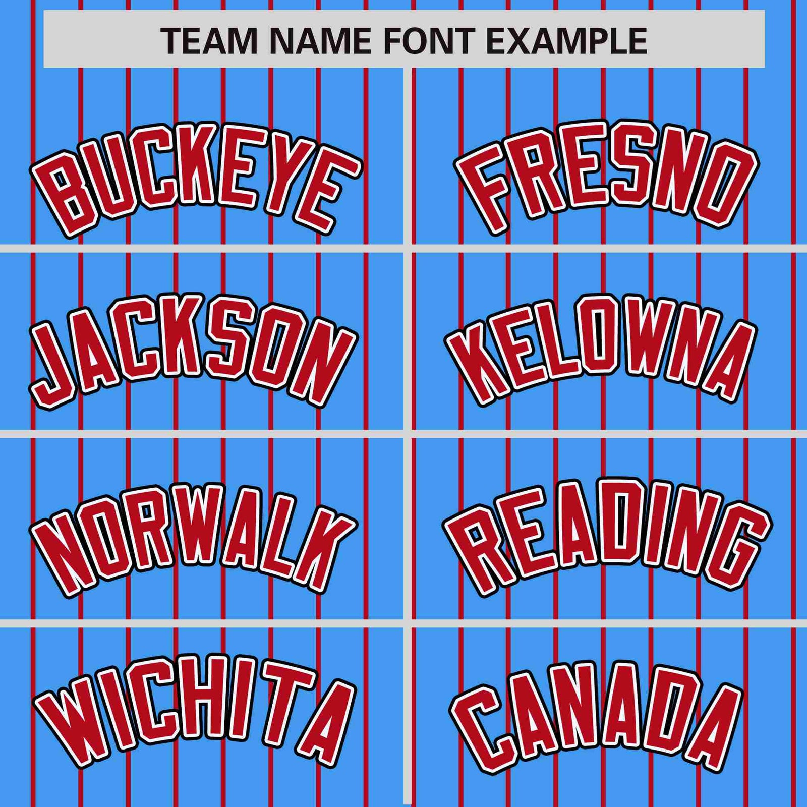 Custom Powder Blue Red-Powder Blue Personalized Stripe Fashion Letterman Bomber Varsity Jacket