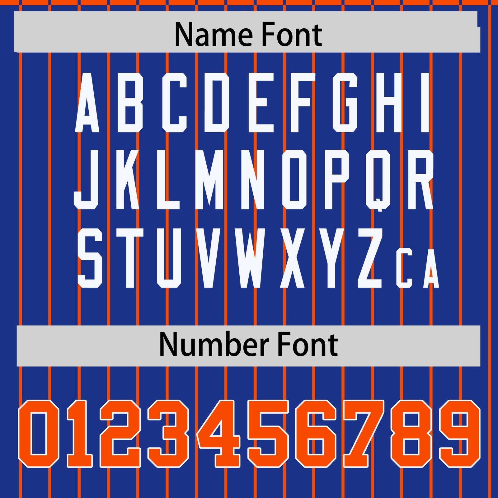 Custom Orange Royal Blue-Orange Personalized Stripe Fashion Letterman Bomber Varsity Jacket