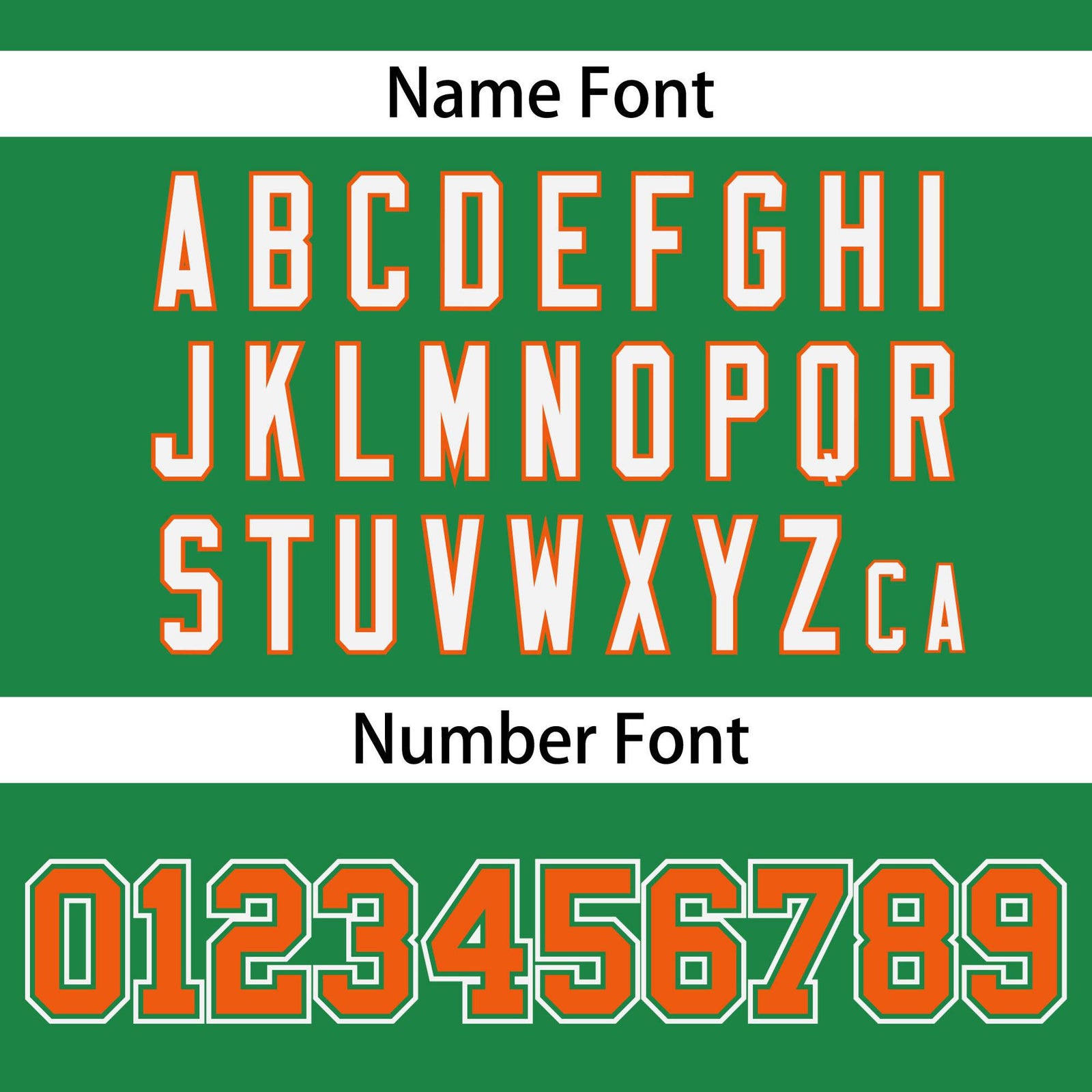 Custom Kelly Green Orange-Kelly Green Varsity Full-Snap Color Block Letterman Jacket