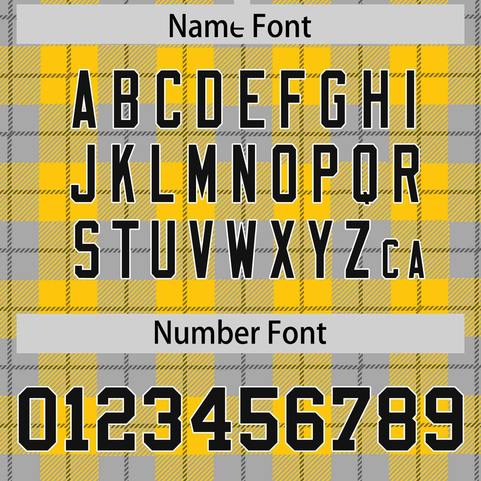 Custom Gold-Gray Varsity Full-Snap Plaid Pattern Letterman Baseball Jacket