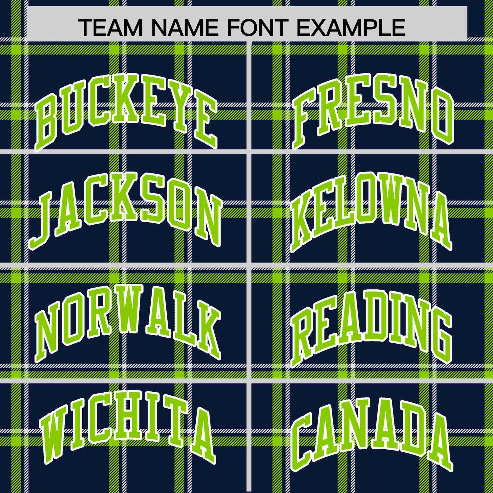 Custom Navy-Kelly Green Varsity Full-Snap Plaid Pattern Letterman Baseball Jacket