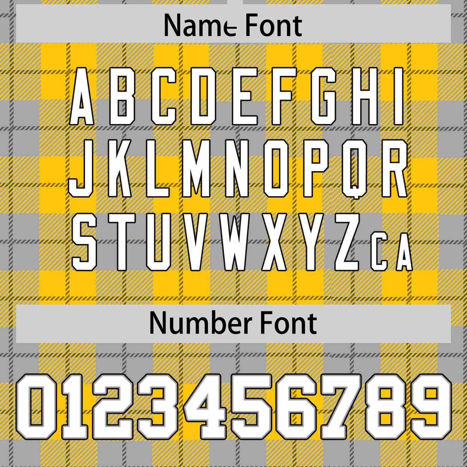 Custom Gold-Gray Varsity Full-Snap Plaid Pattern Letterman Baseball Jacket