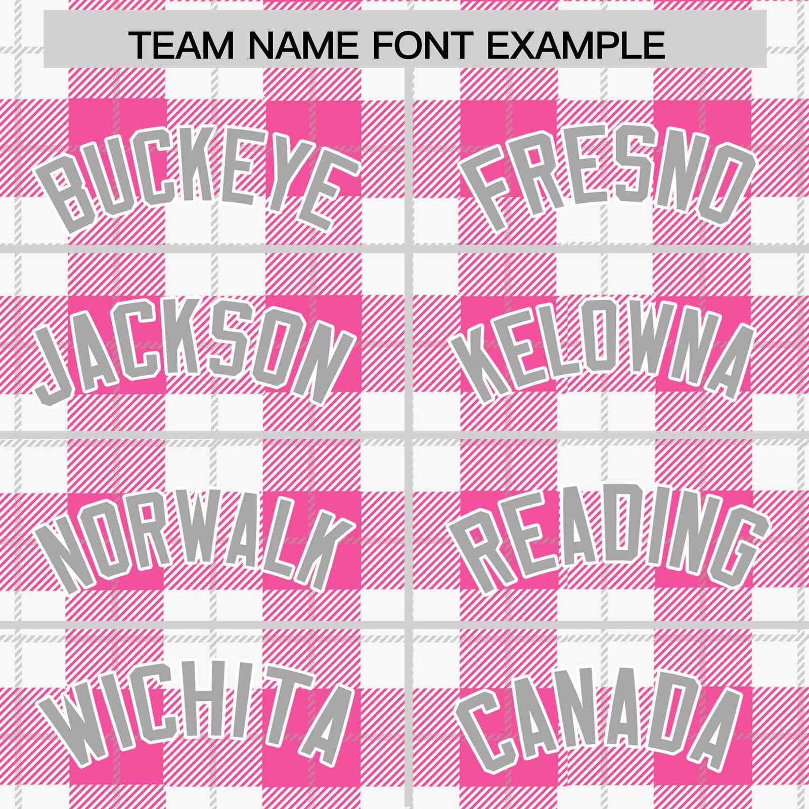 Custom Pink-White Varsity Full-Snap Plaid Pattern Letterman Baseball Jacket