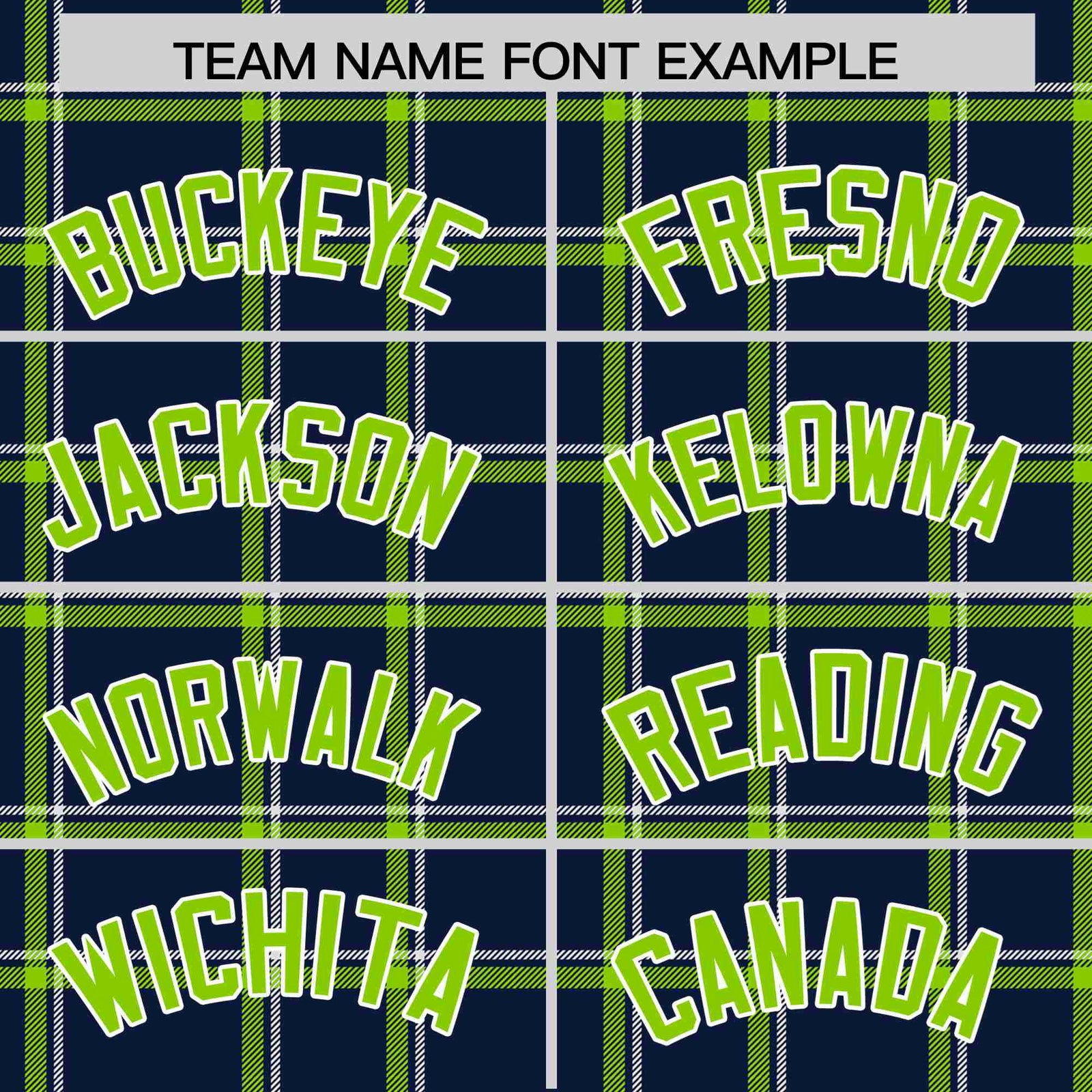 Custom Navy-Kelly Green Varsity Full-Snap Plaid Pattern Letterman Baseball Jacket