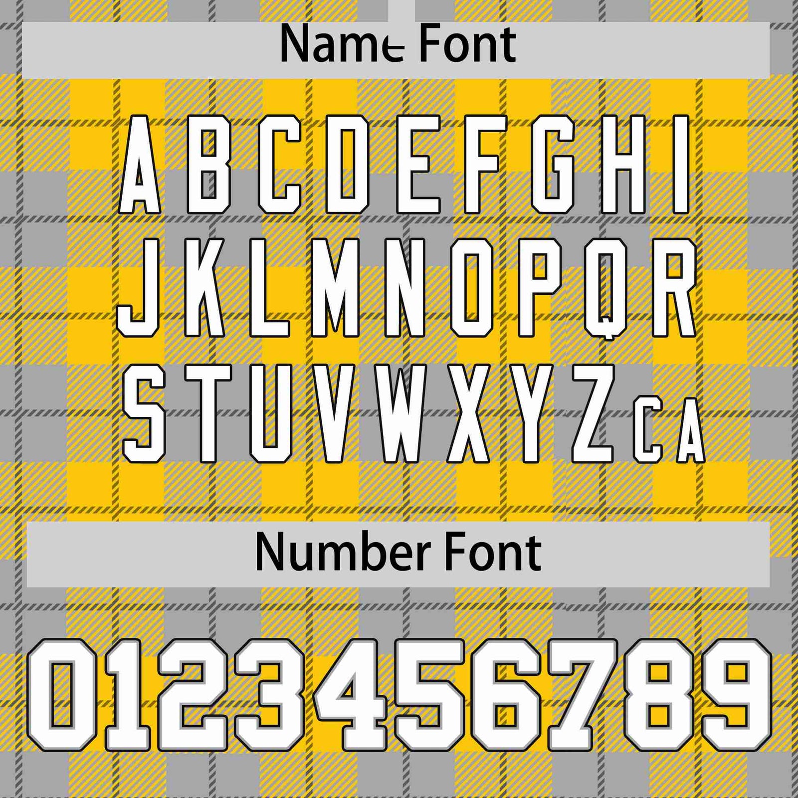 Custom Gold-Gray Varsity Full-Snap Plaid Pattern Letterman Baseball Jacket