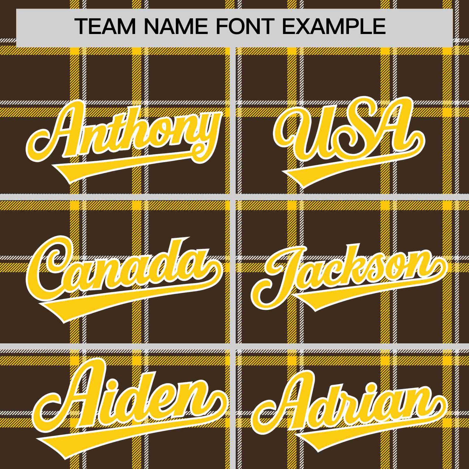 Custom Light Brown-Gold Varsity Full-Snap Plaid Pattern Letterman Baseball Jacket