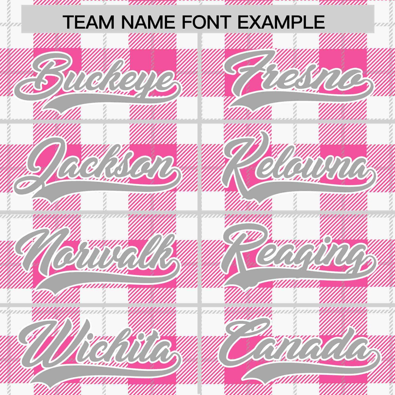 Custom Pink-White Varsity Full-Snap Plaid Pattern Letterman Baseball Jacket