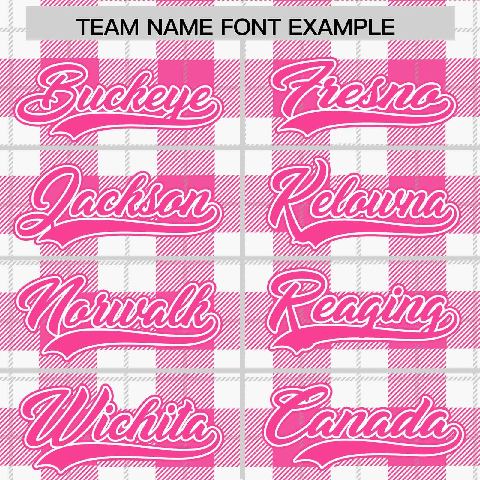 Custom Pink-White Varsity Full-Snap Plaid Pattern Letterman Baseball Jacket