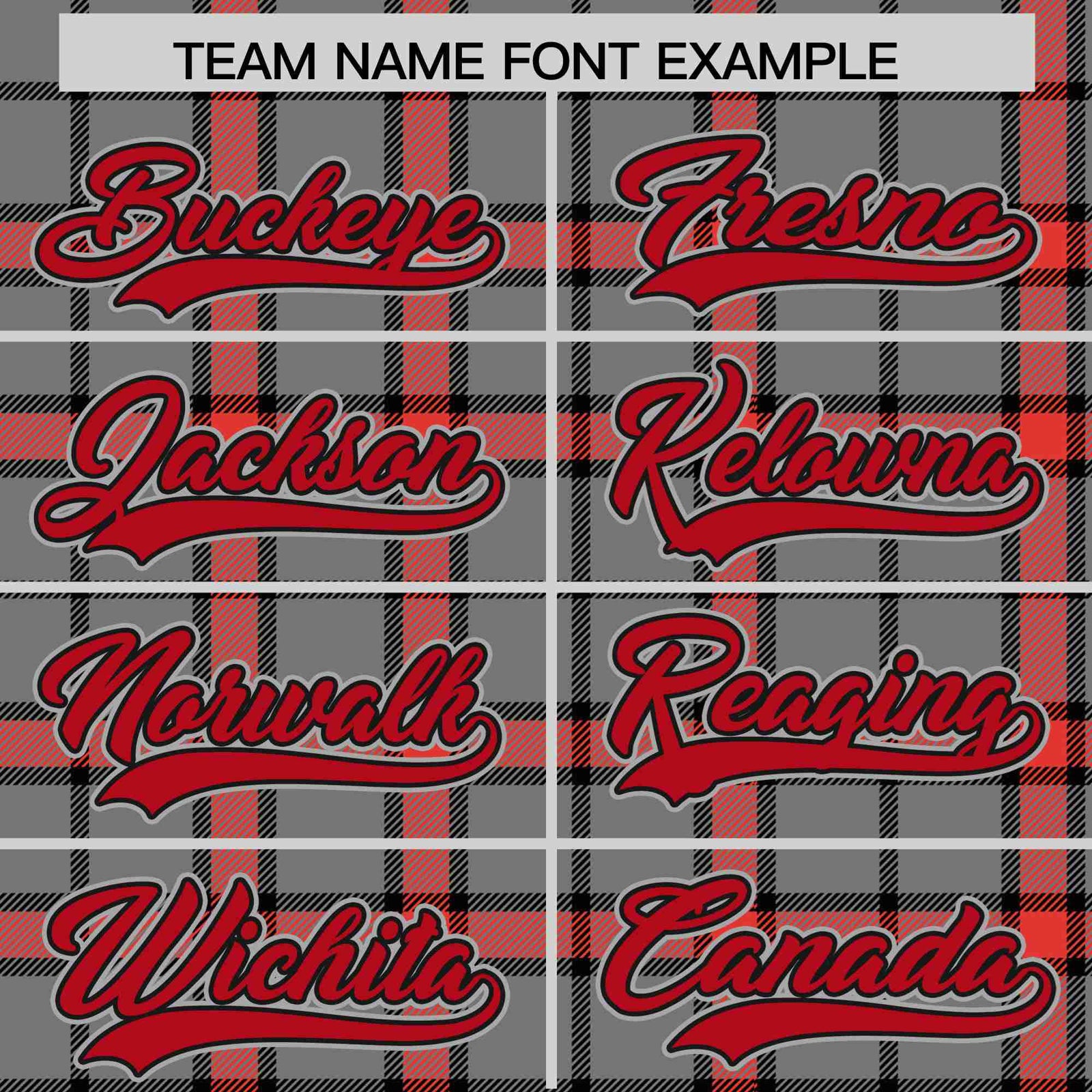 Custom Gray-Red Varsity Full-Snap Plaid Pattern Letterman Baseball Jacket