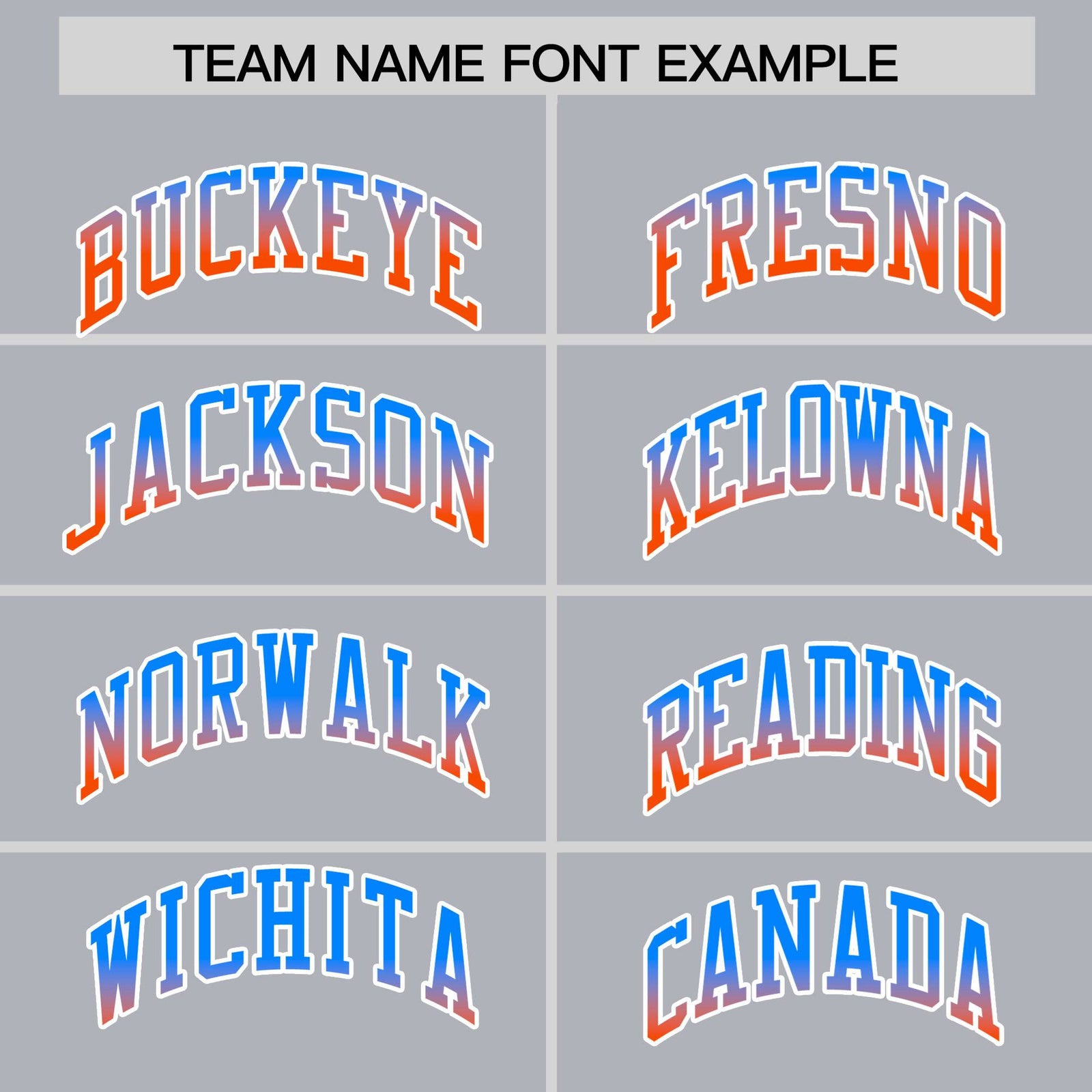 Custom Gray Powder Blue-Orange Varsity Full-Snap Sleeve Gradient Fashion Letterman Baseball Jacket