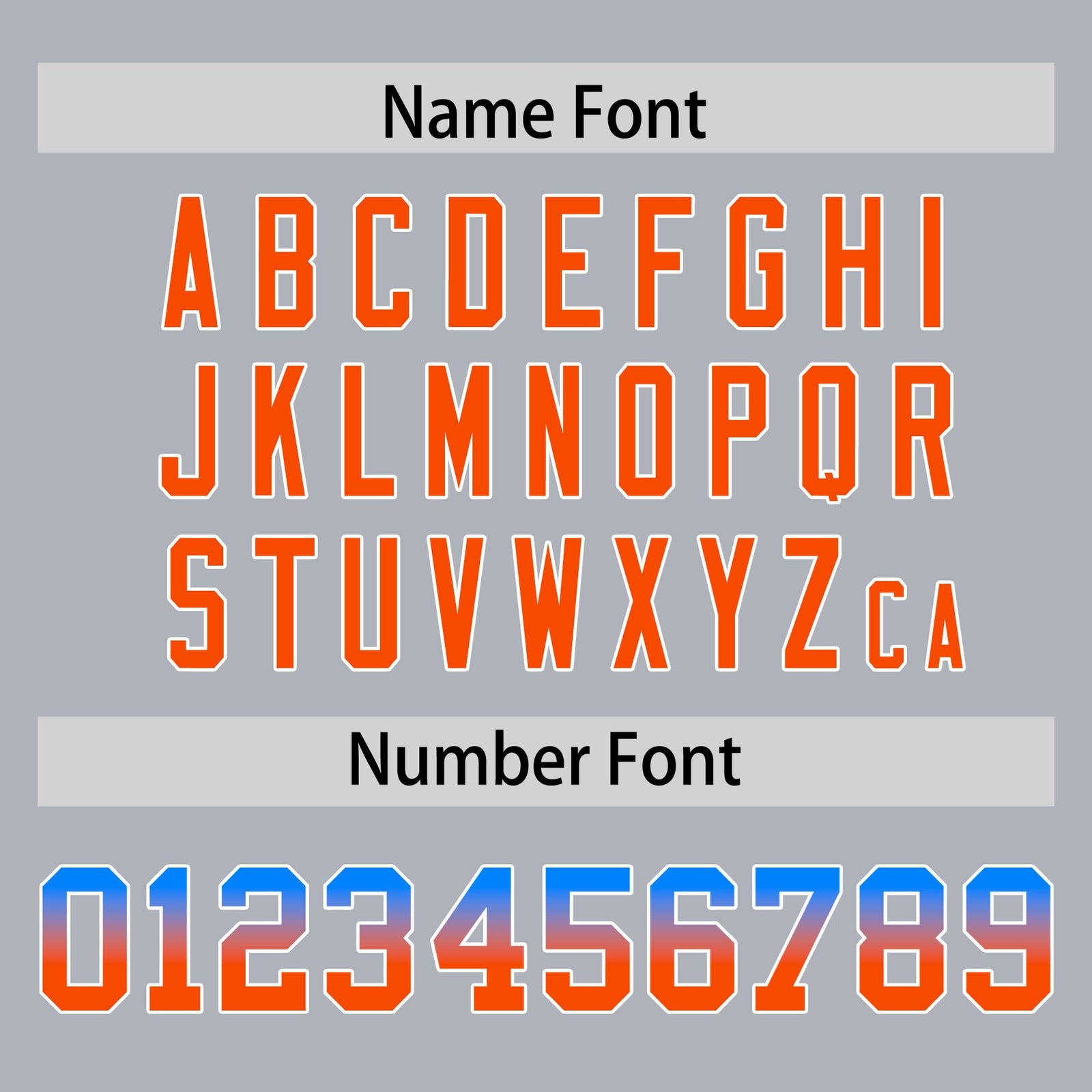 Custom Gray Powder Blue-Orange Varsity Full-Snap Sleeve Gradient Fashion Letterman Baseball Jacket