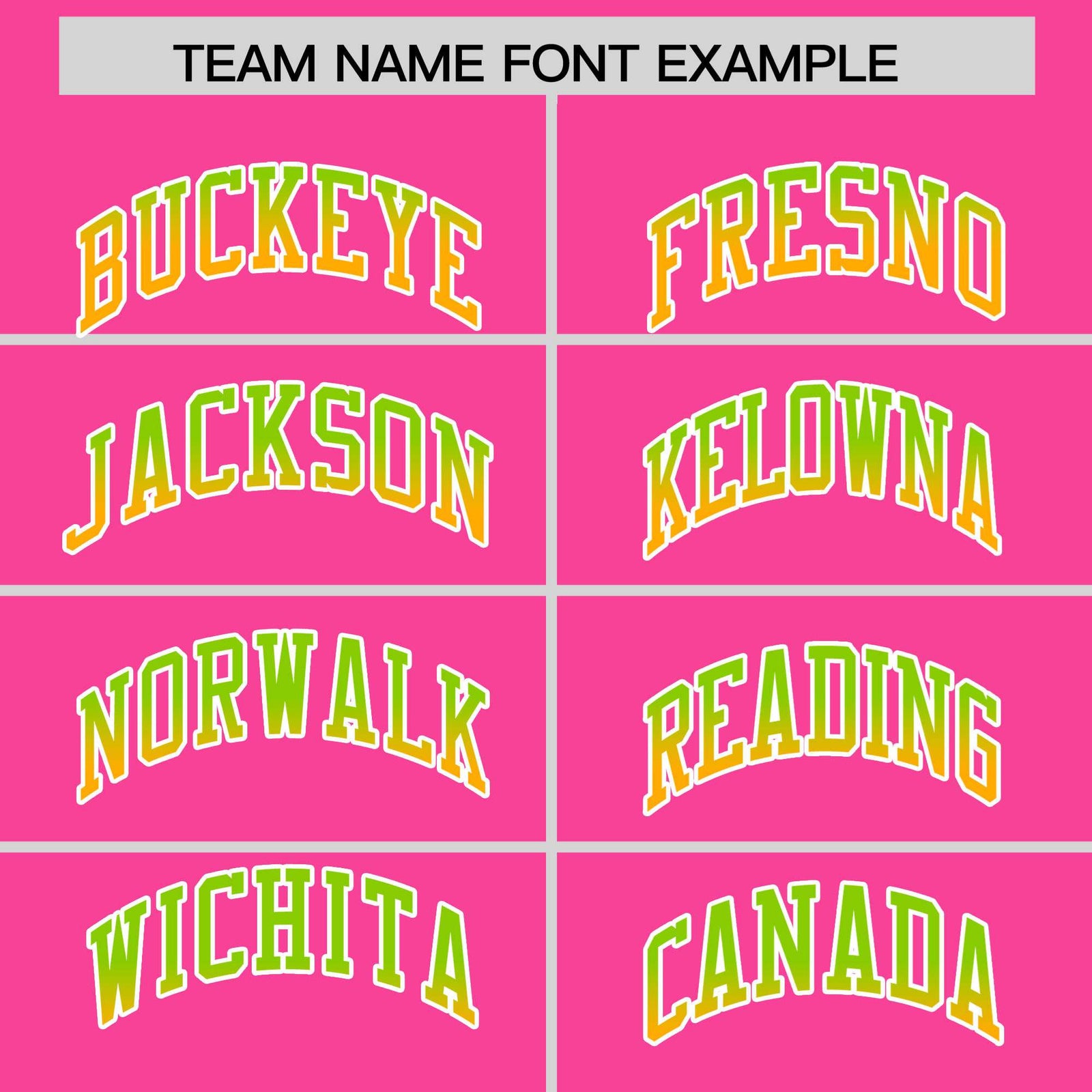 Custom Pink Neon Green-Yellow Varsity Full-Snap Sleeve Gradient Fashion Letterman Baseball Jacket