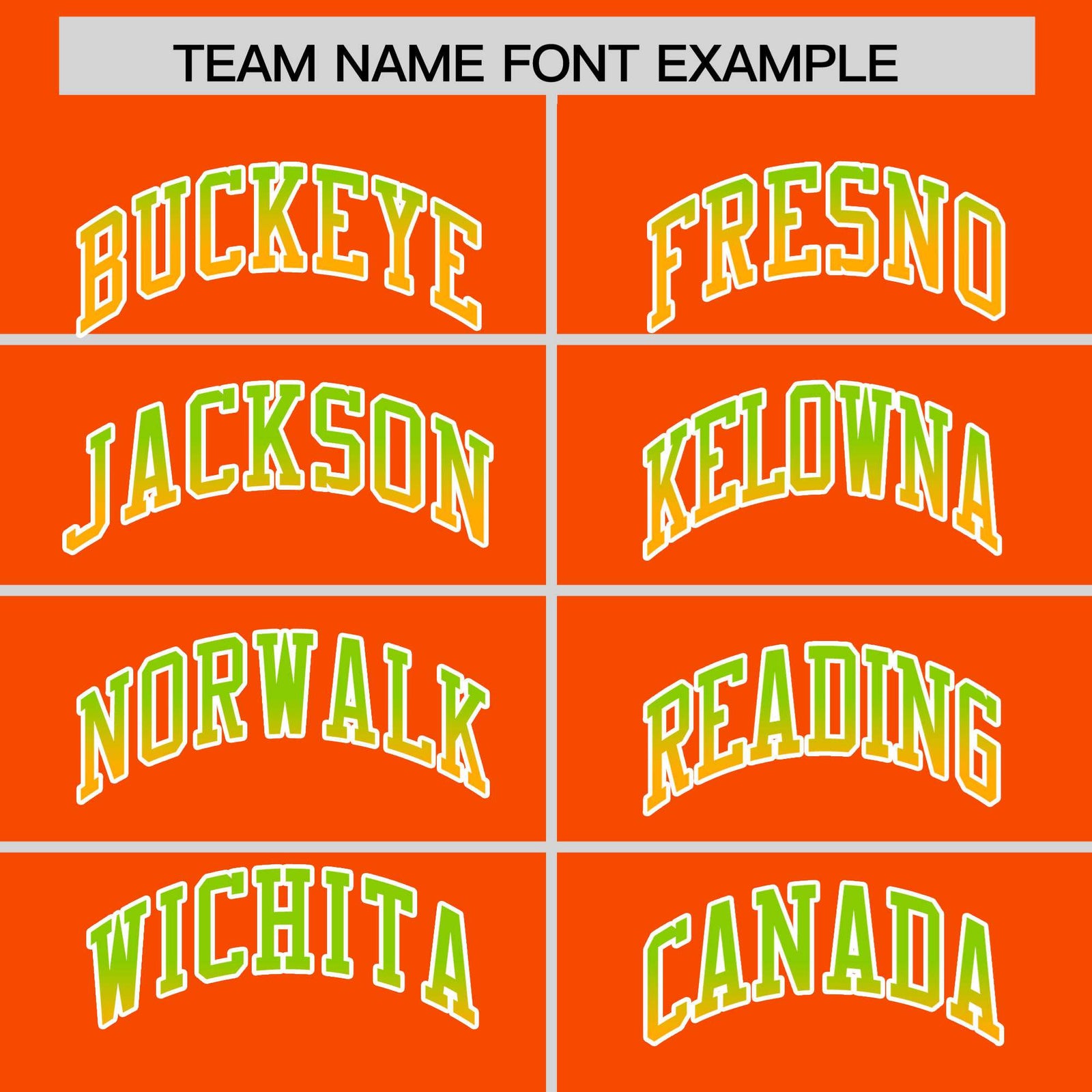 Custom Orange Neon Green-Yellow Varsity Full-Snap Sleeve Gradient Fashion Letterman Baseball Jacket