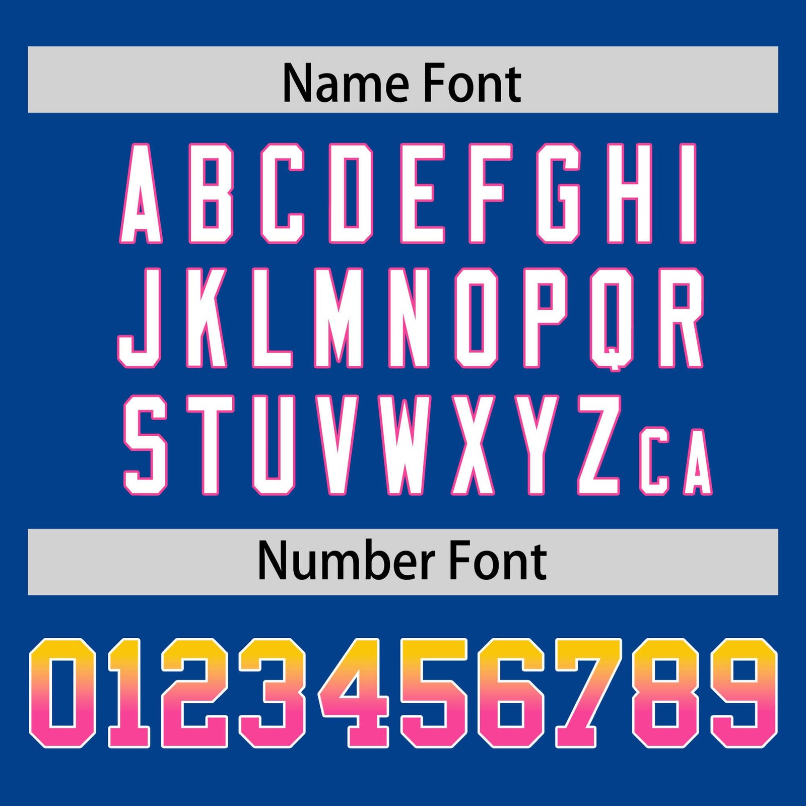 Custom Royal Blue Yellow-Pink Varsity Full-Snap Sleeve Gradient Fashion Letterman Baseball Jacket