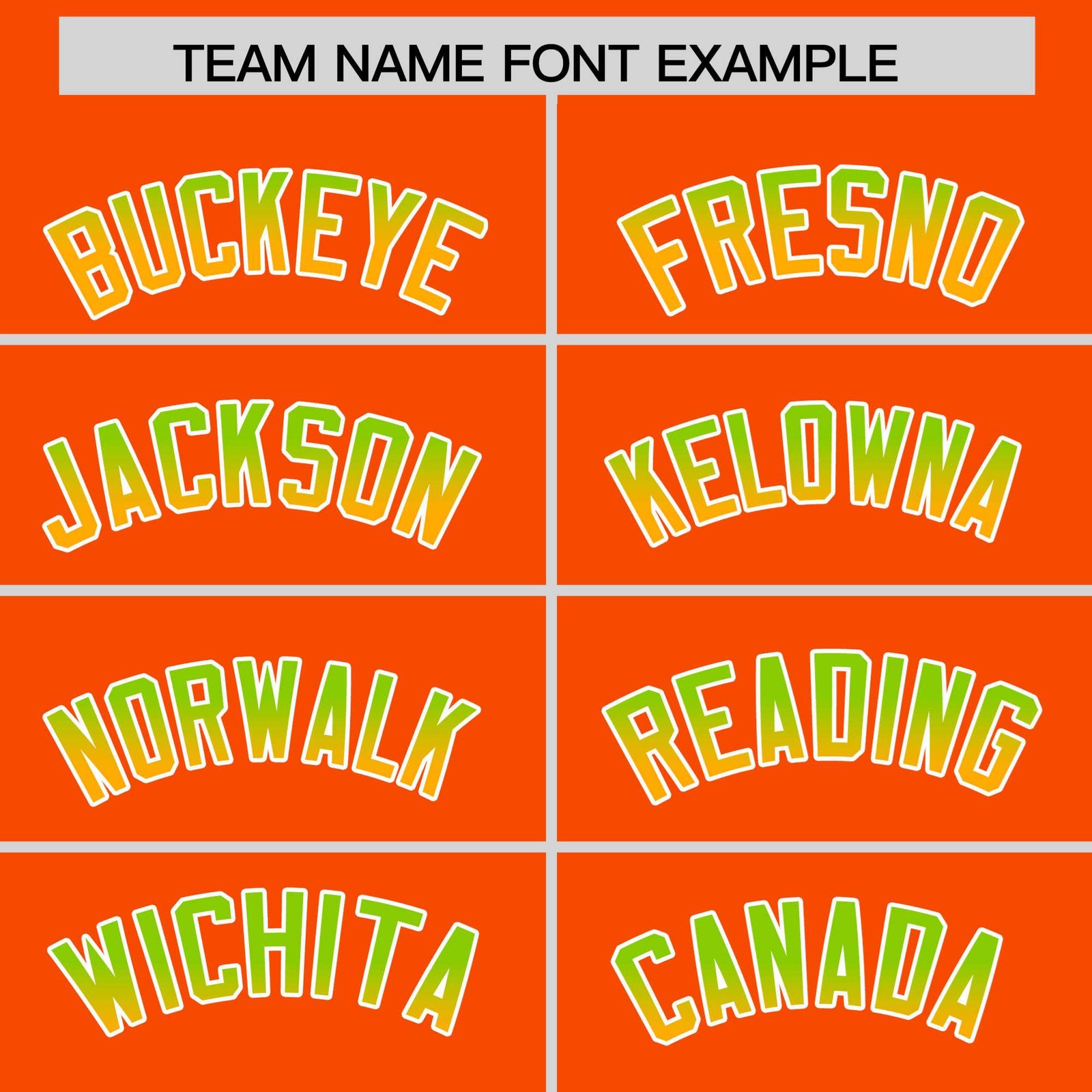 Custom Orange Neon Green-Yellow Varsity Full-Snap Sleeve Gradient Fashion Letterman Baseball Jacket