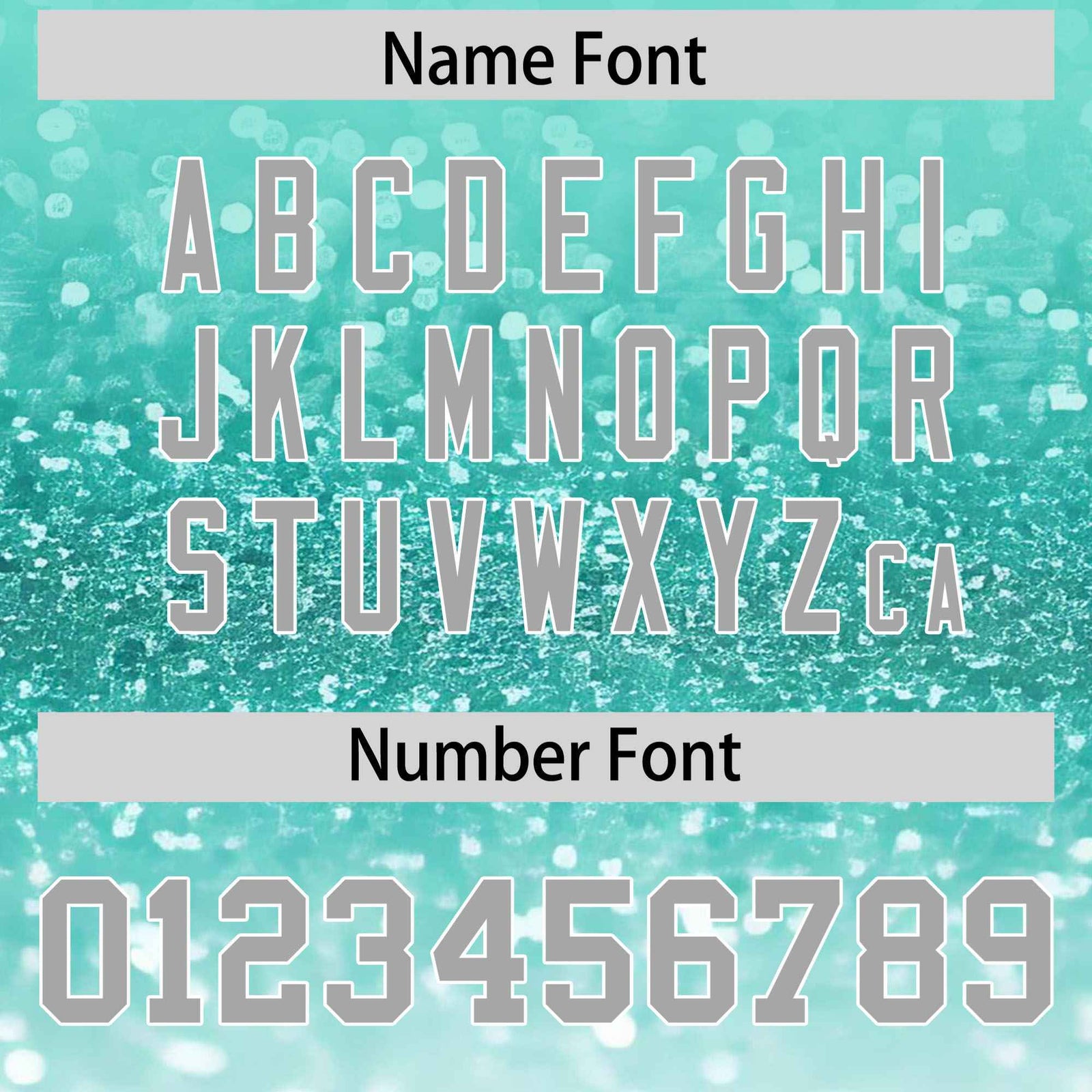 Custom Aqua Varsity Full-Snap Sequins Pattern Letterman Baseball Jacket