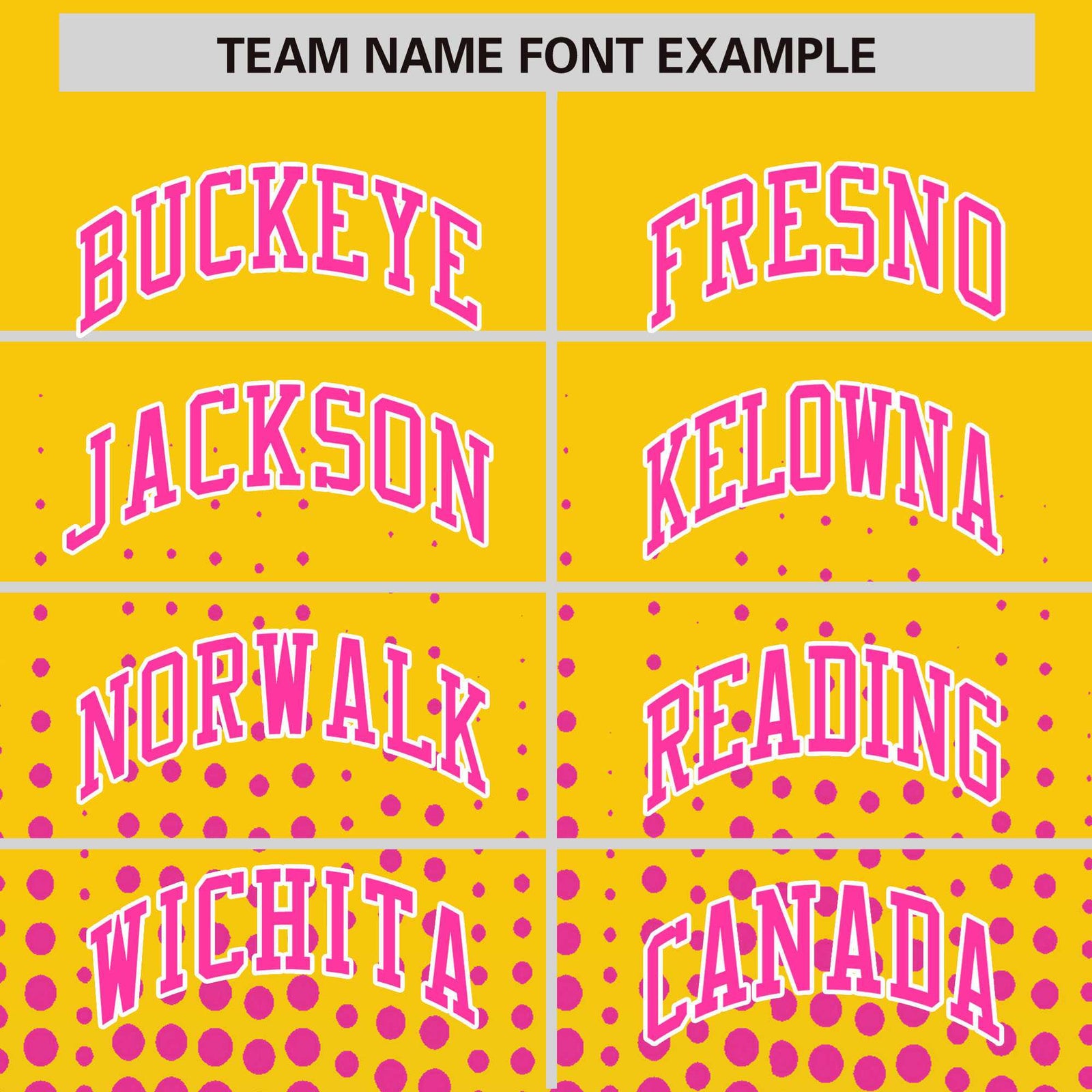 Custom Yellow Pink Gradient Varsity Full-Snap Polka Dot Pattern Letterman Baseball Jacket