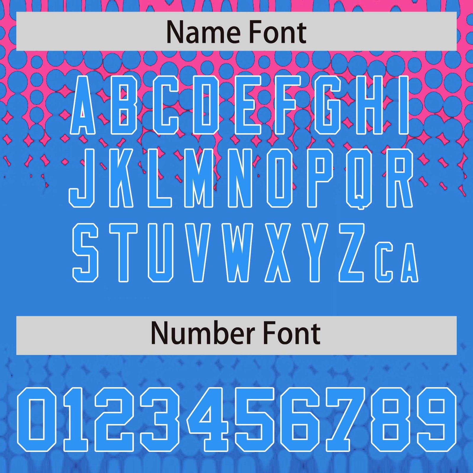 Custom Pink Powder Blue Gradient Varsity Full-Snap Polka Dot Pattern Letterman Baseball Jacket