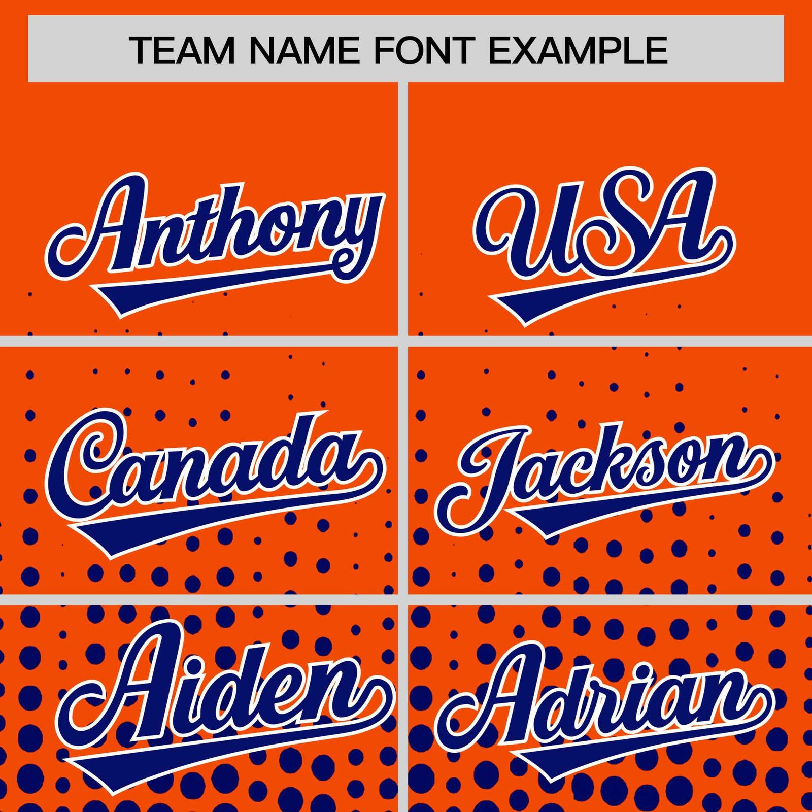 Custom Orange Royal Blue Gradient Varsity Full-Snap Polka Dot Pattern Letterman Baseball Jacket