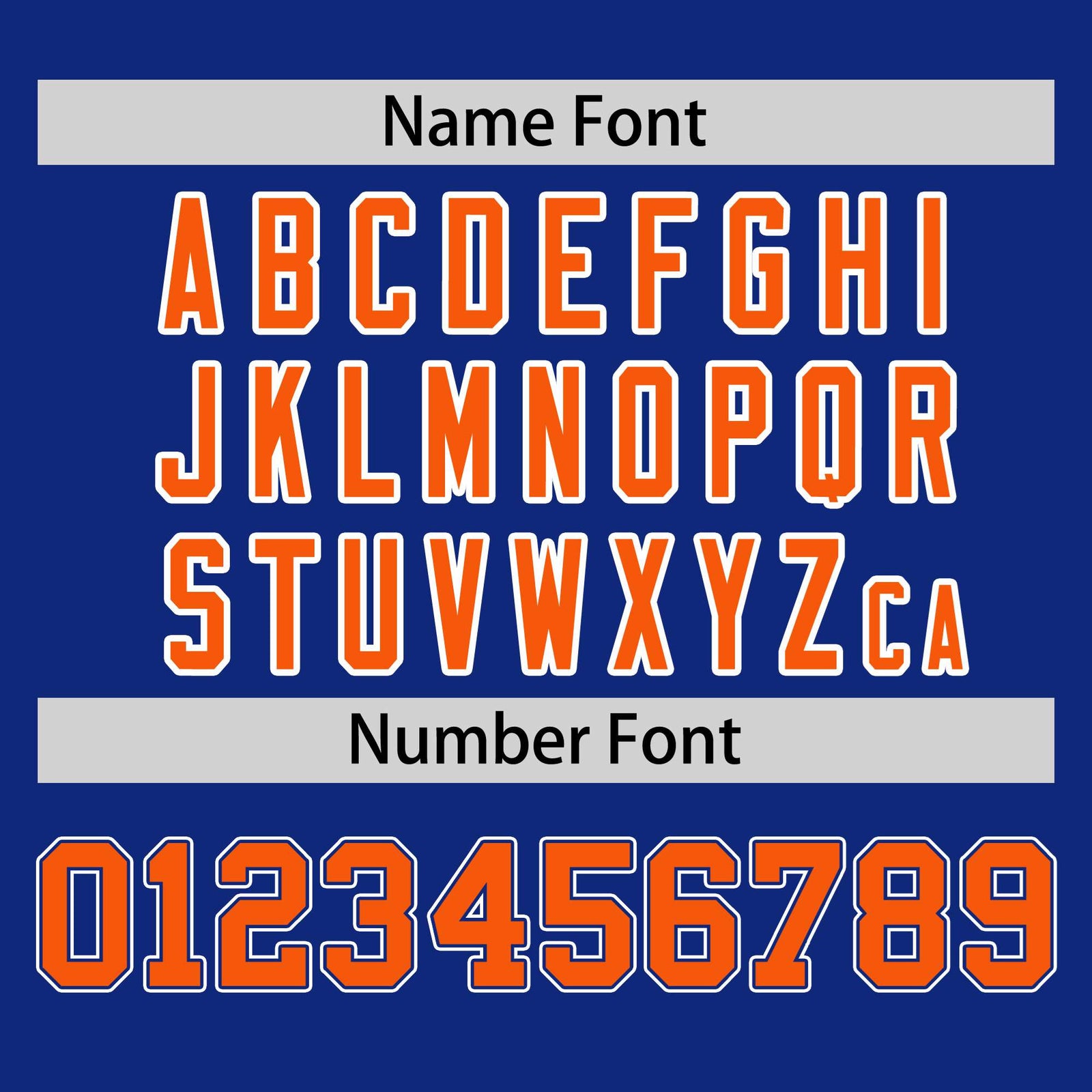 Custom Thunder Blue Orange-White Bomber Full-Snap Varsity Letterman Shoulder Stripe Jacket