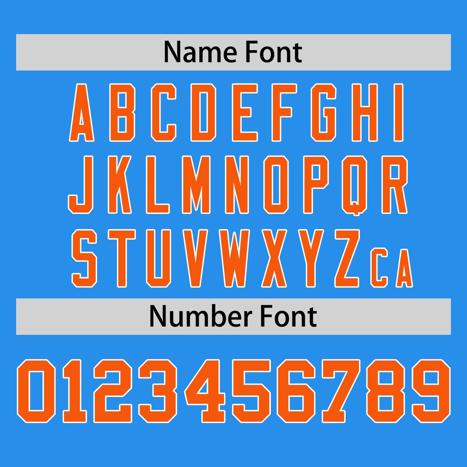 Custom Powder Blue-Orange-Powder Blue Varsity Full-Snap Letterman Color-Matching Split Fashion Jacket