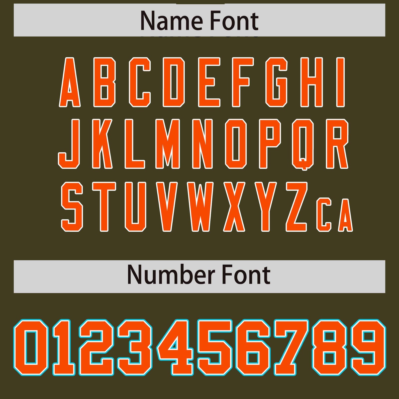 Custom Olive Aqua-Orange Varsity Full-Zip Raglan Sleeves Letterman Bomber Jacket