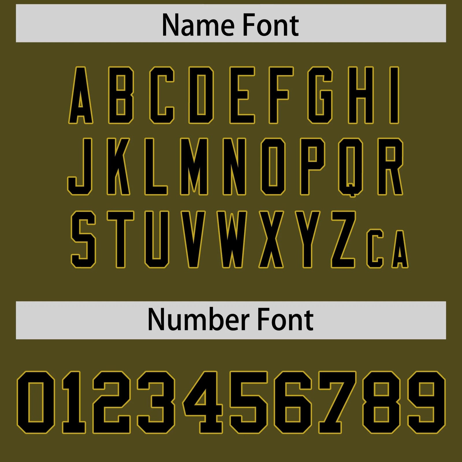 Custom Olive Black-Old Gold Bomber Full-Snap Varsity Letterman Jacket