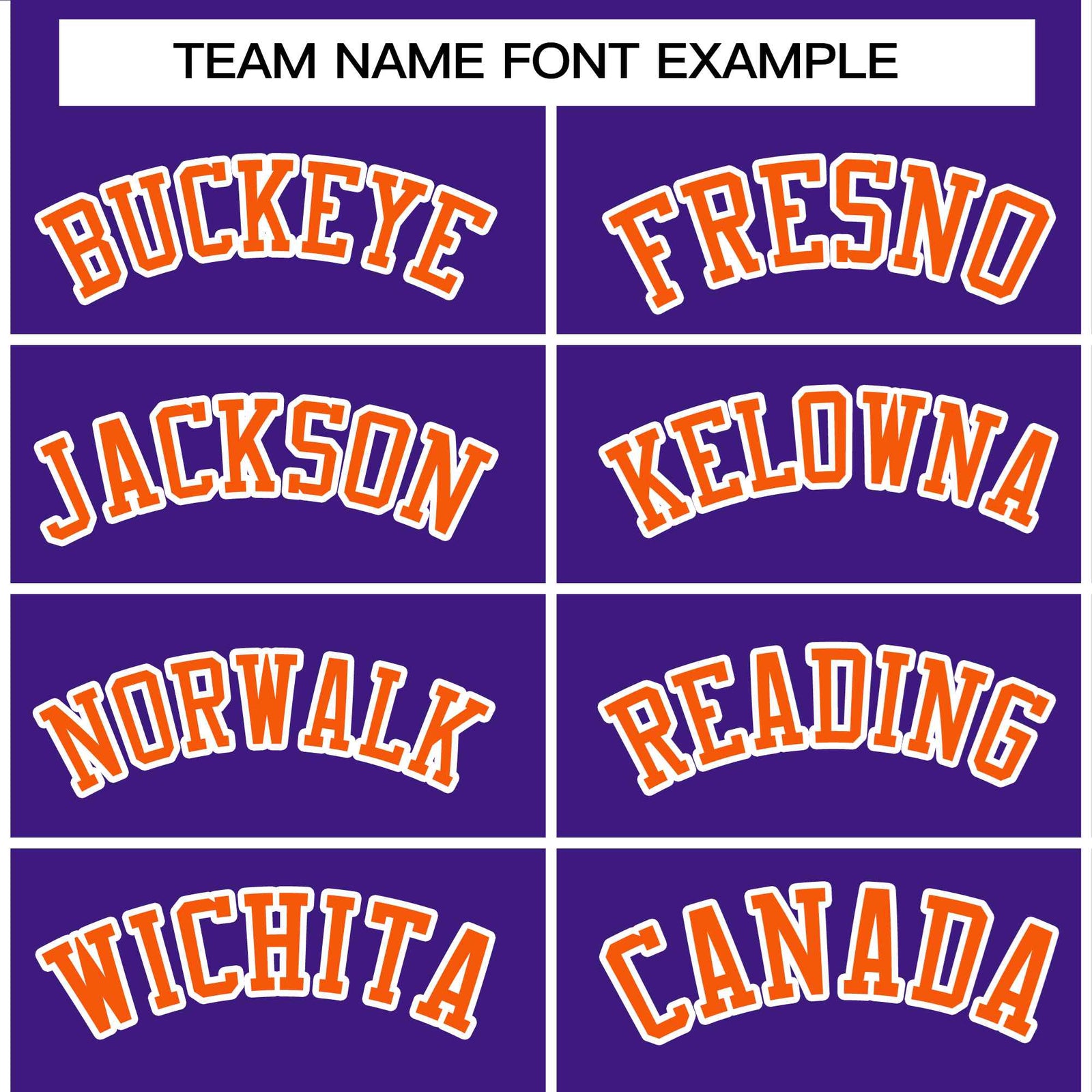 Custom Purple Orange-White Bomber Full-Snap Varsity Letterman Jacket